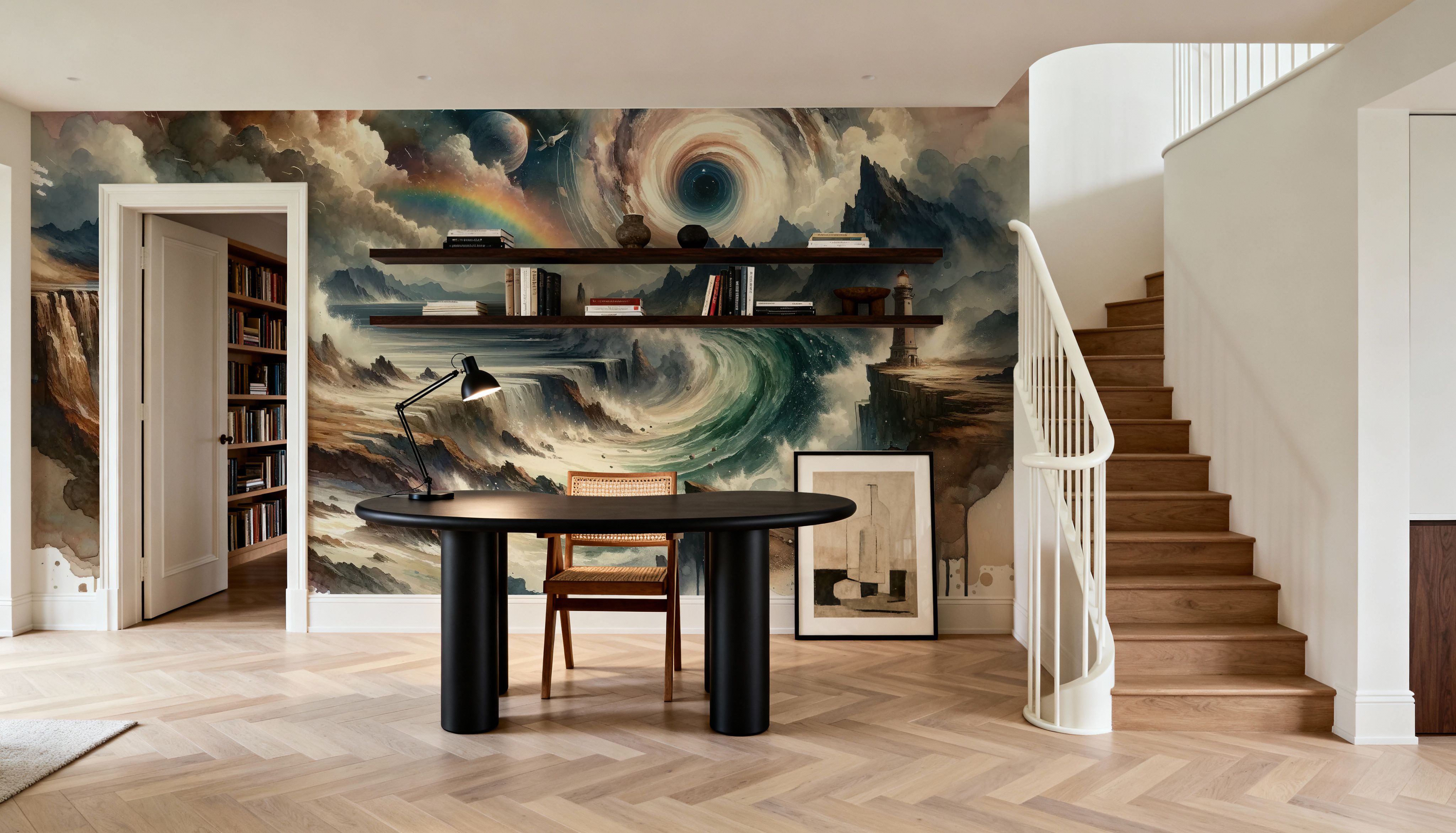 Tempest's Dance in an Abstract Whirl