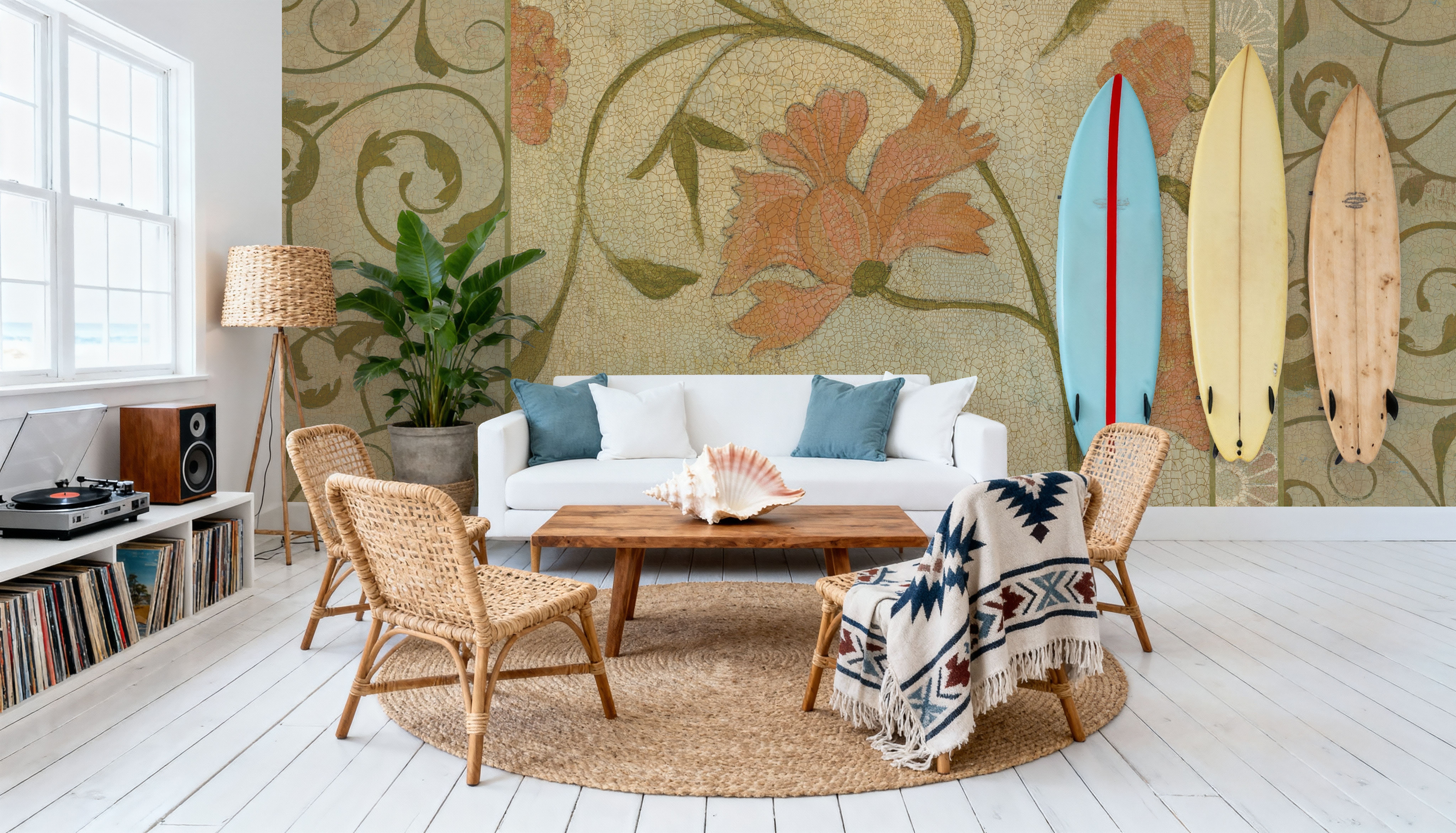 Antique Floral Vine