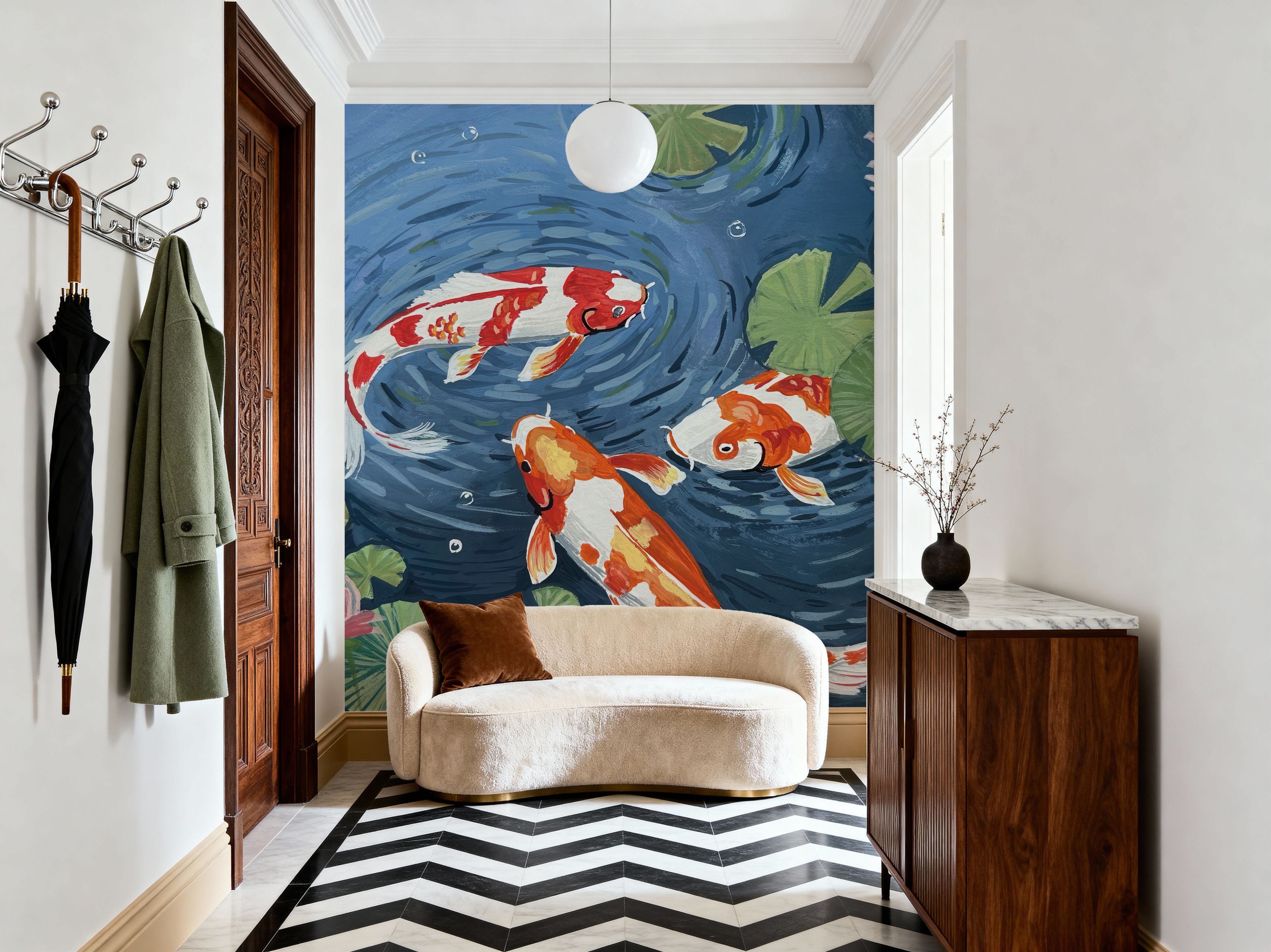Koi Fish, Tapeet