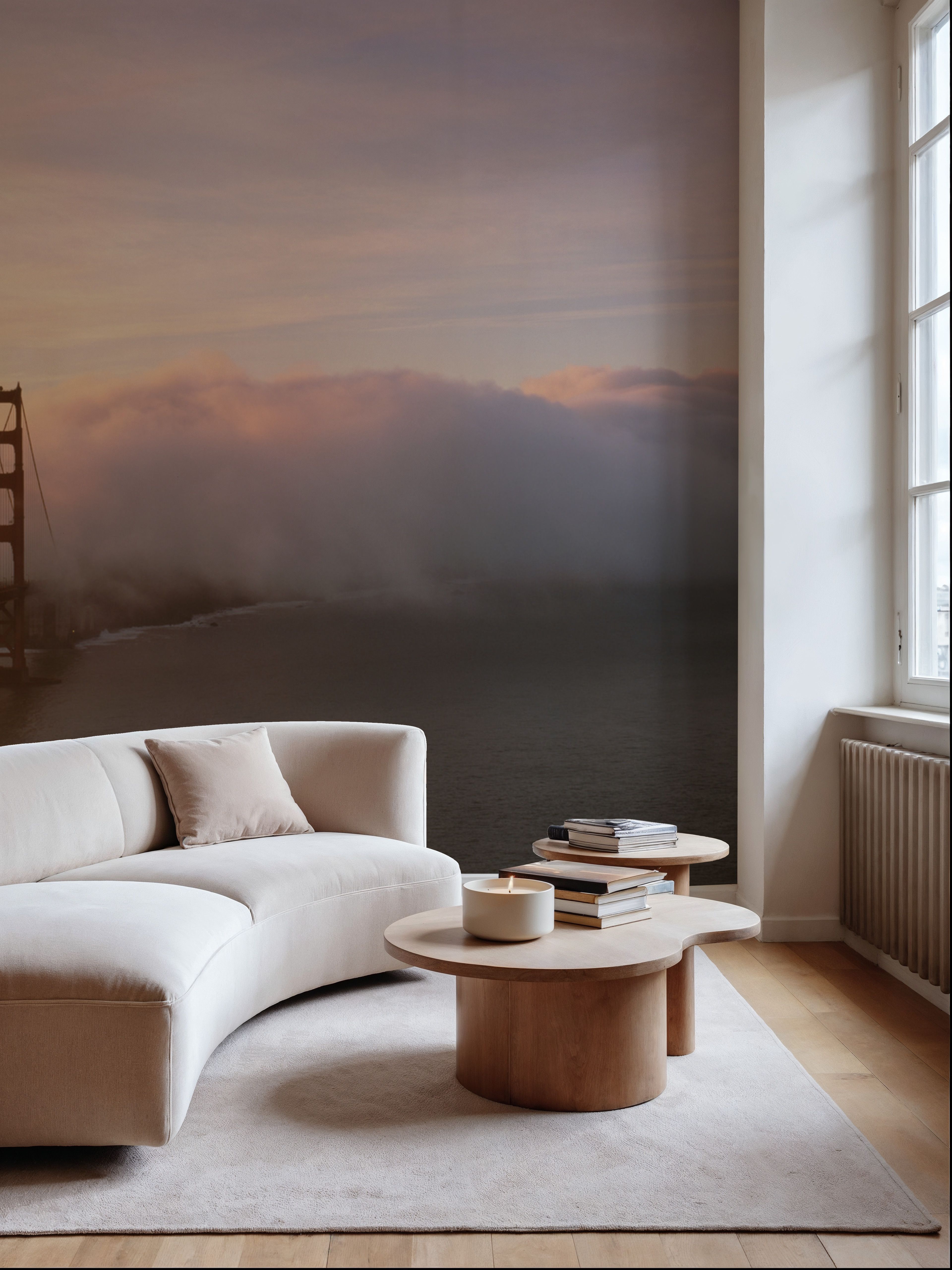 Misty Bridge Sunrise