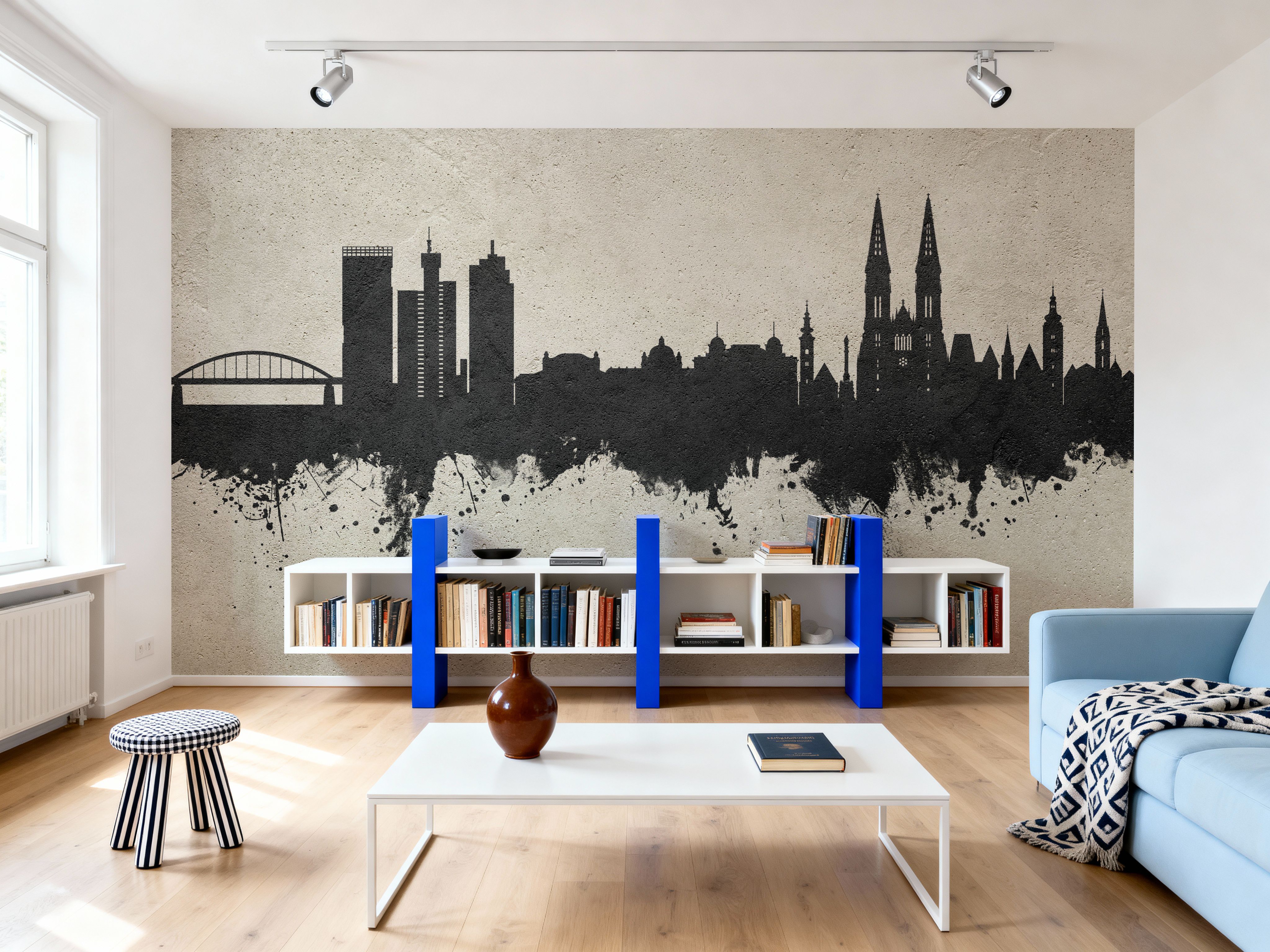 Zagreb Croatia Skyline Concrete