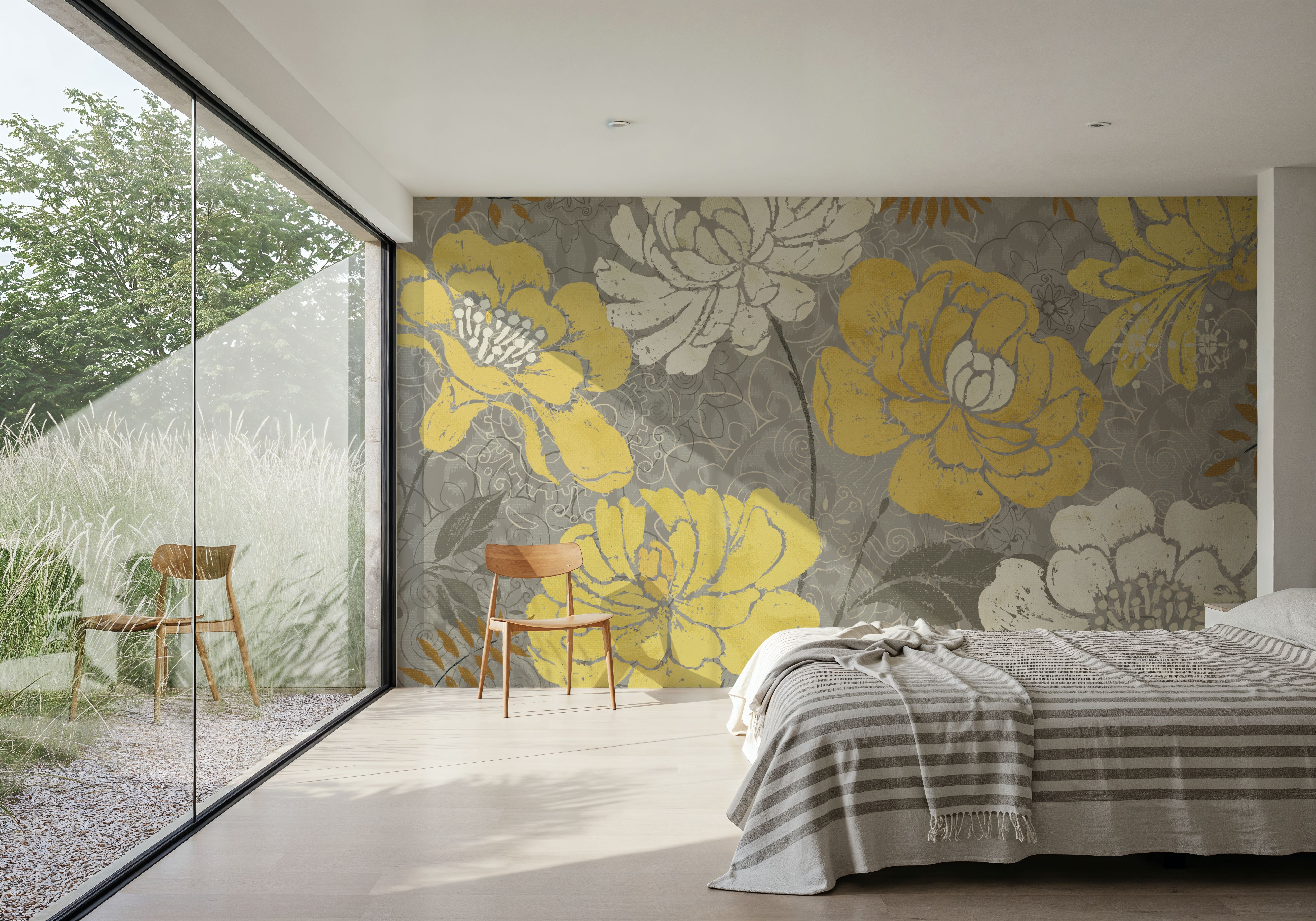 Morning Tones Gold III, Wallpaper