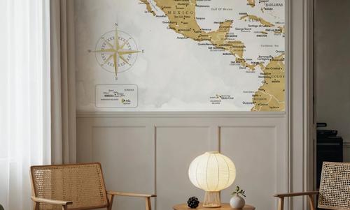 US Mexico Caribbean Map - Rosie Wash
