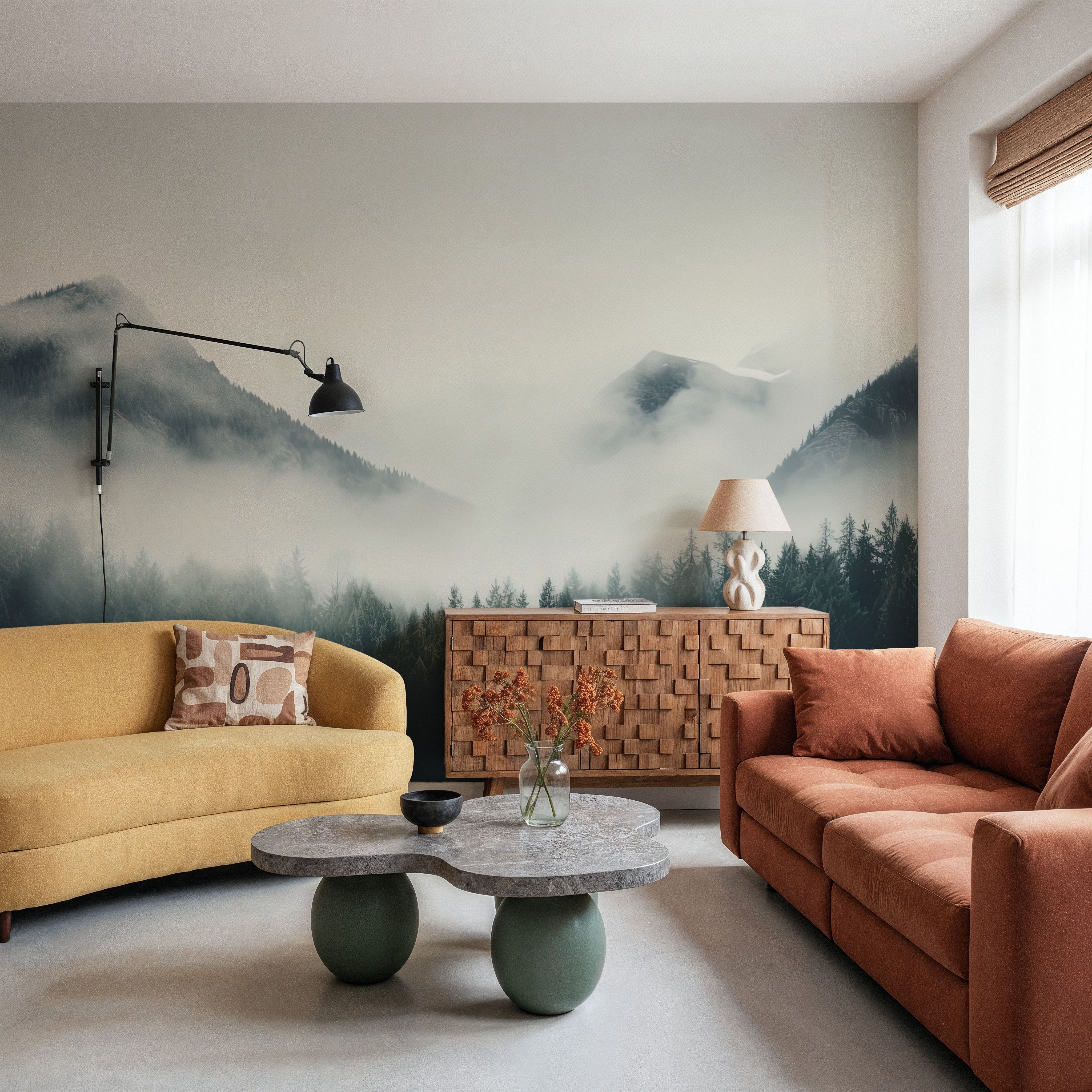 Winter Mountain View