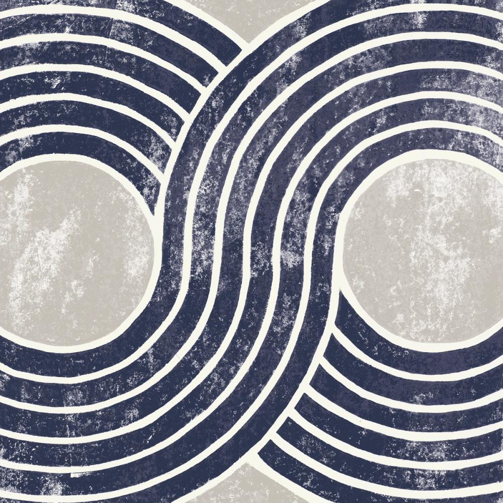 Over the Rainbow II Navy Gray