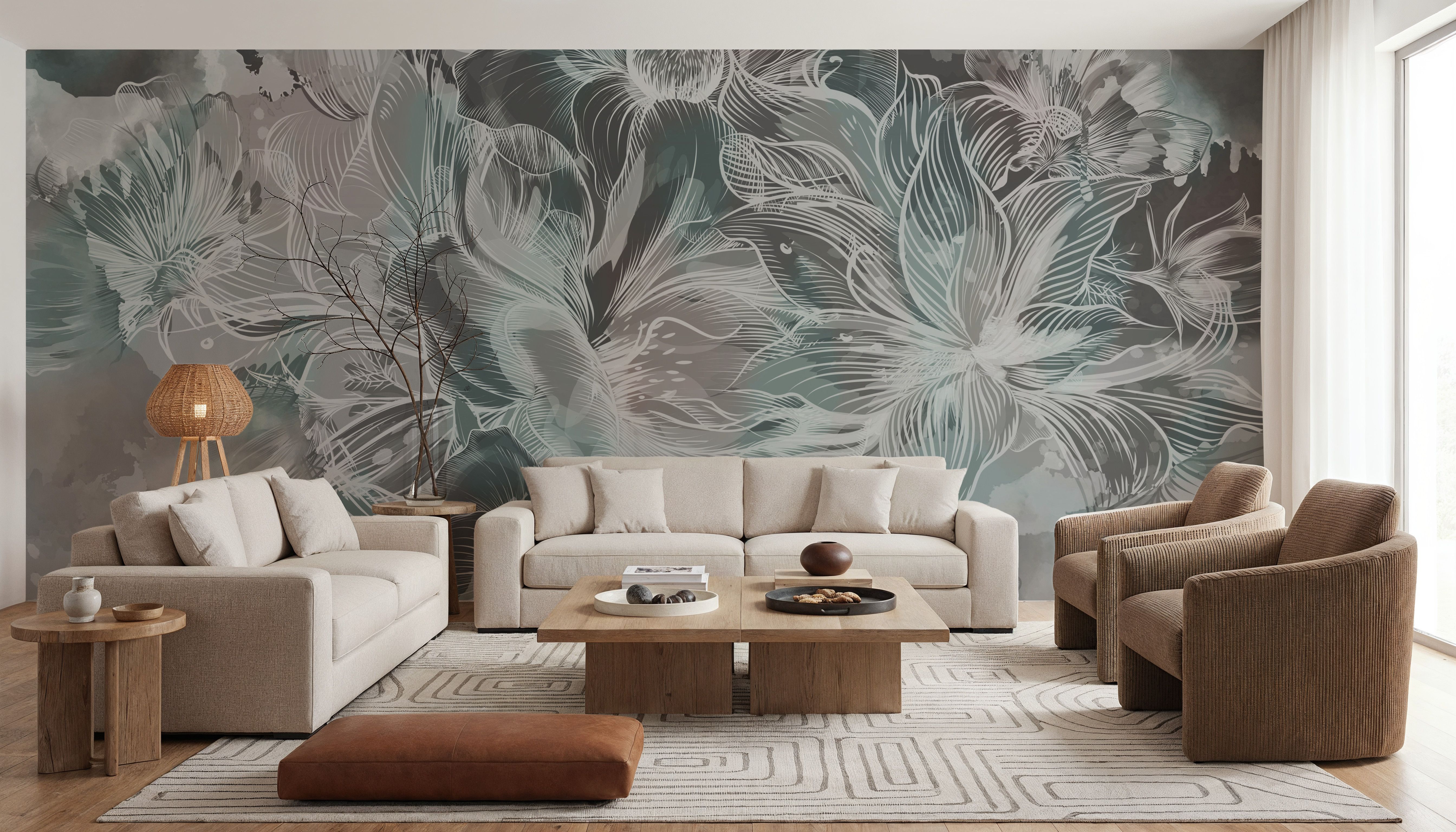 Seeing Through Leaves Green, Wallpaper