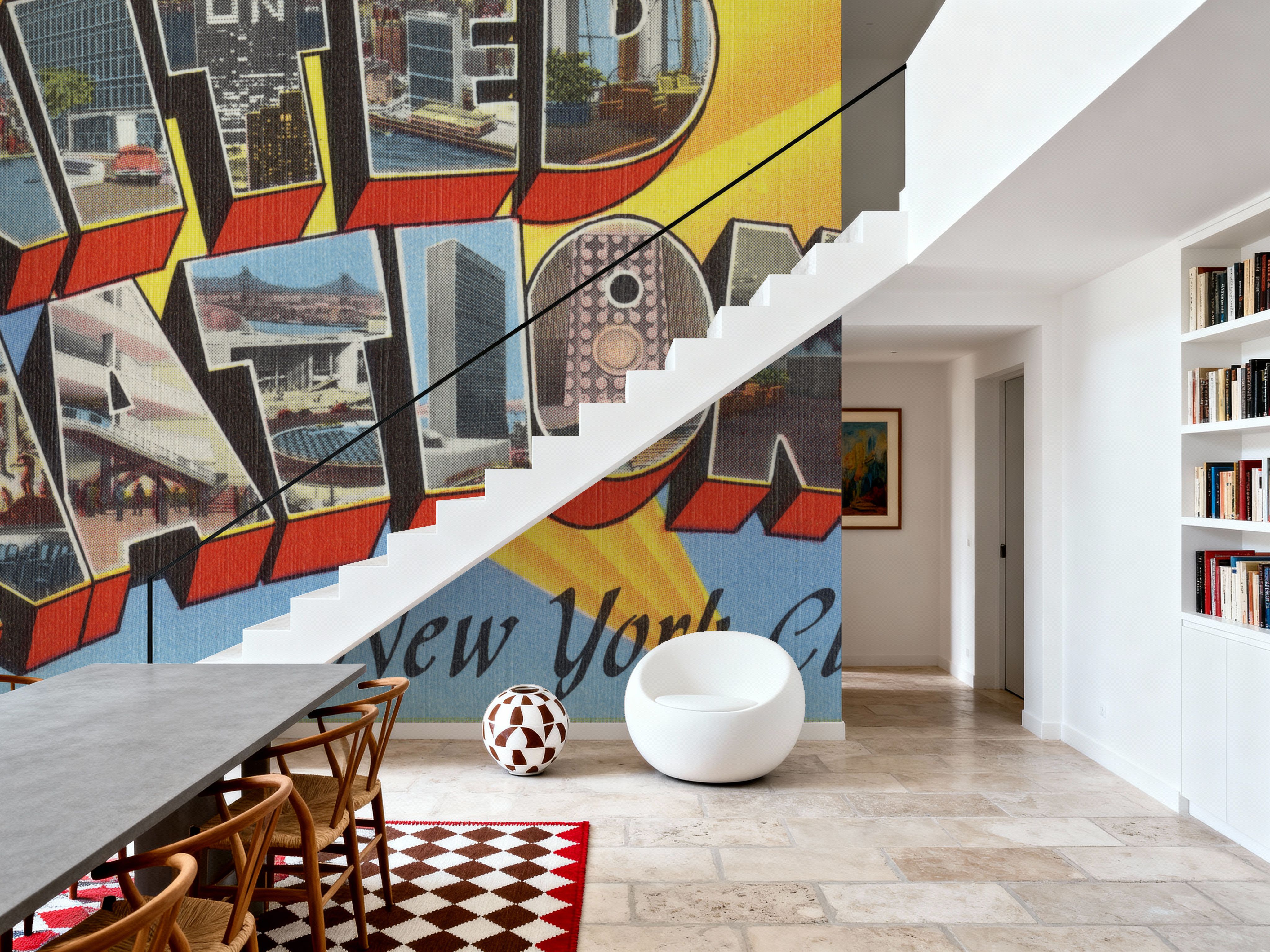 Greetings from the UN - Screenprint Postcard