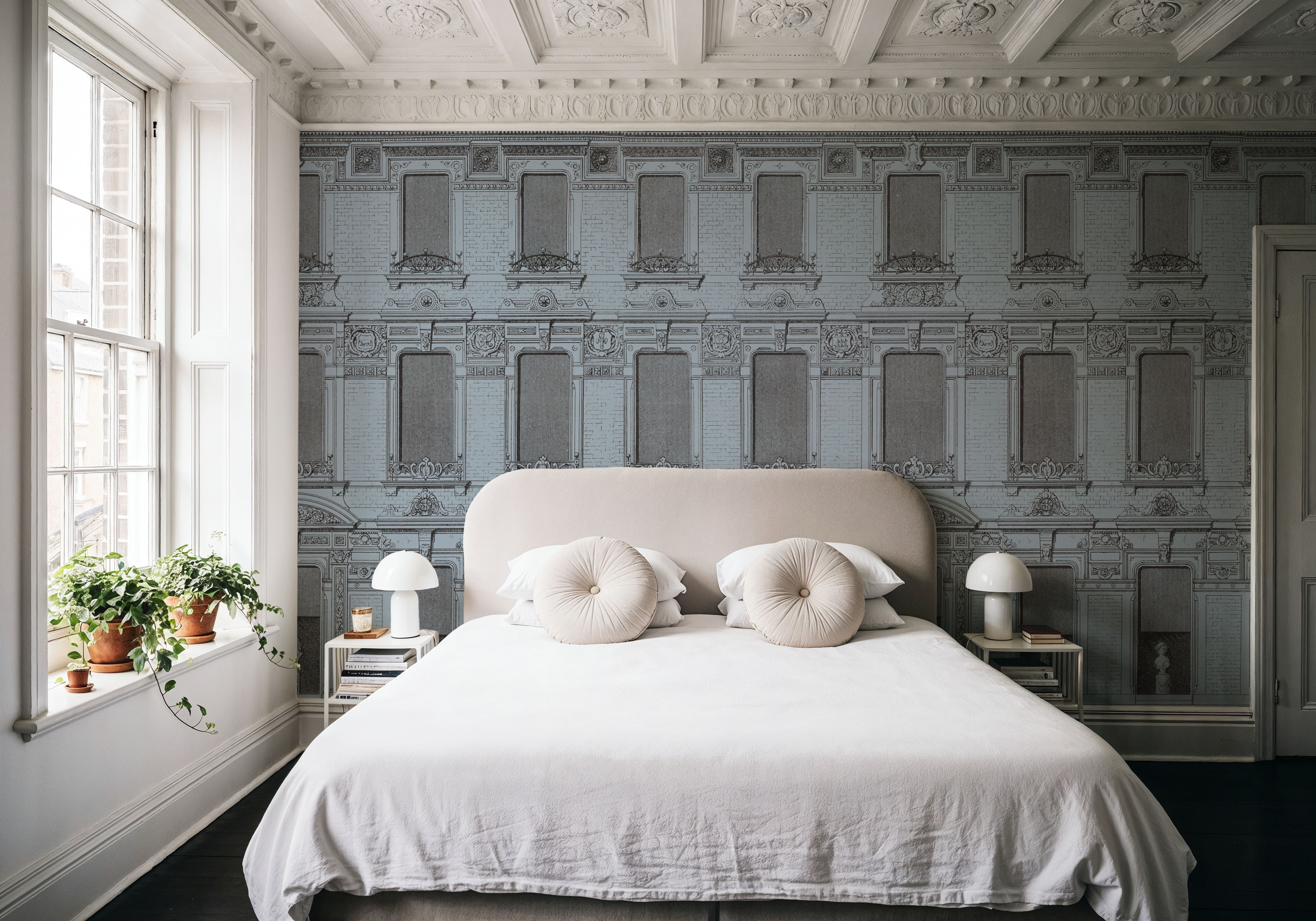 Vintage Facade, Blue