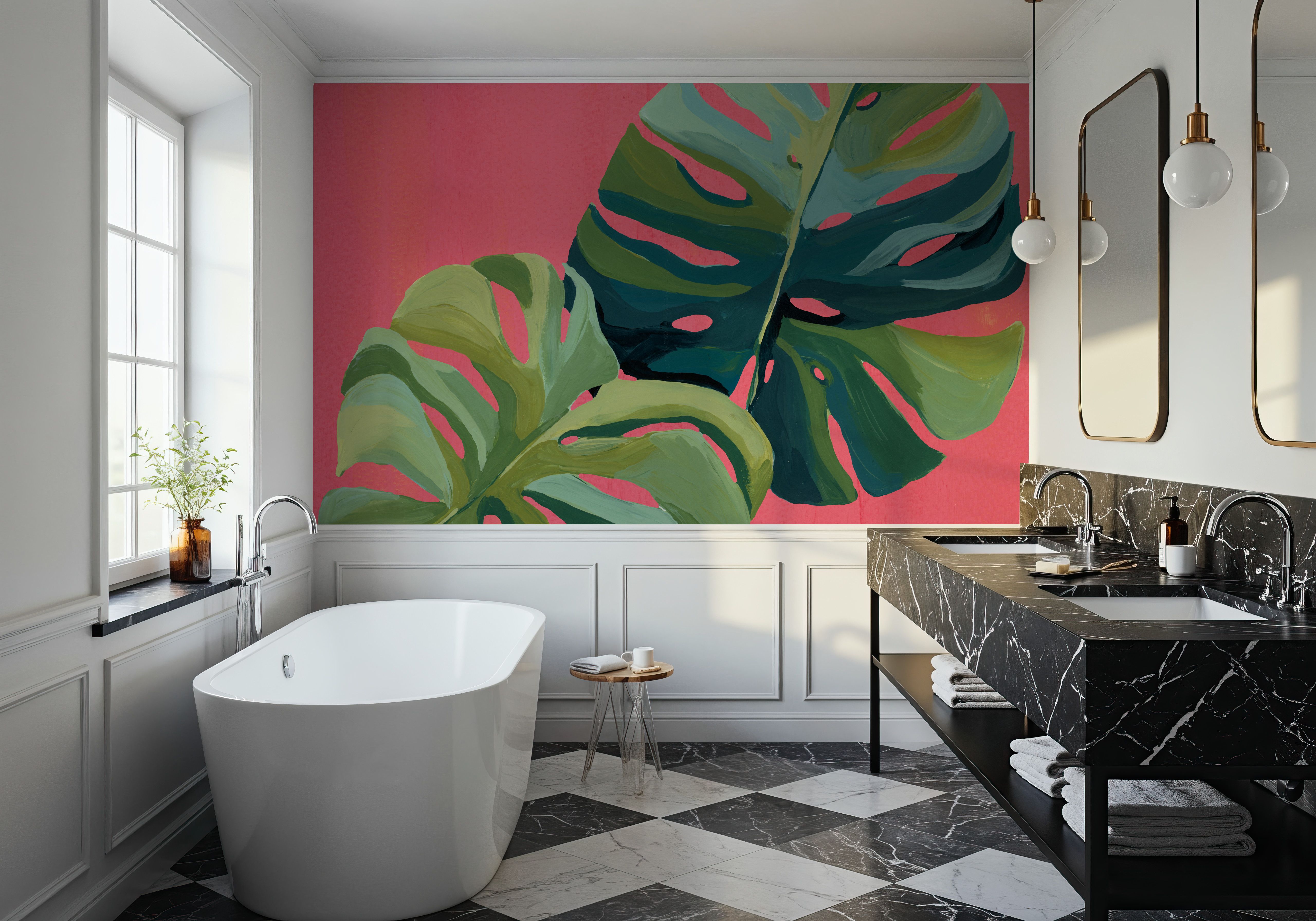 Island Botanica I, Behang