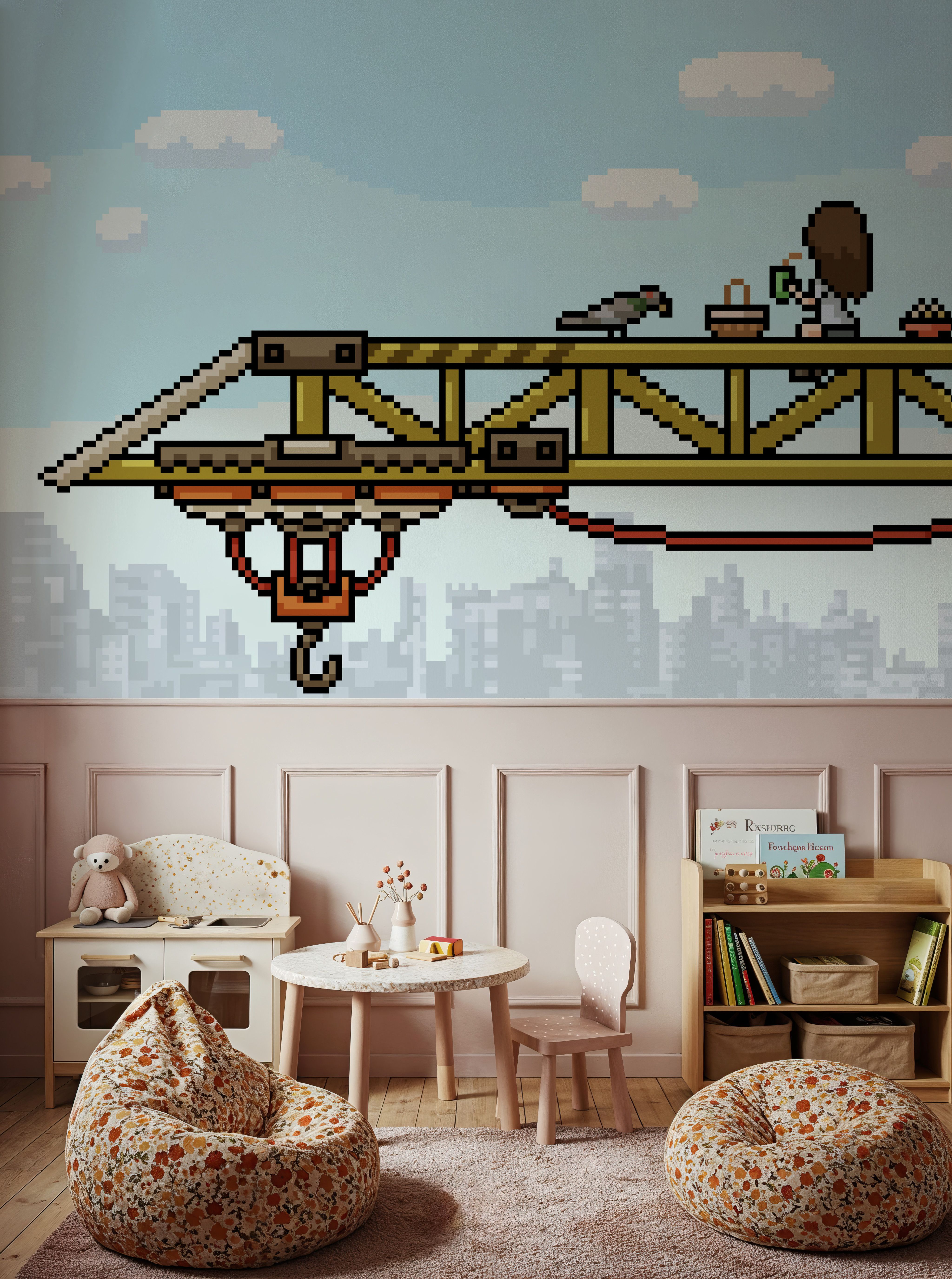 Pixel Crane