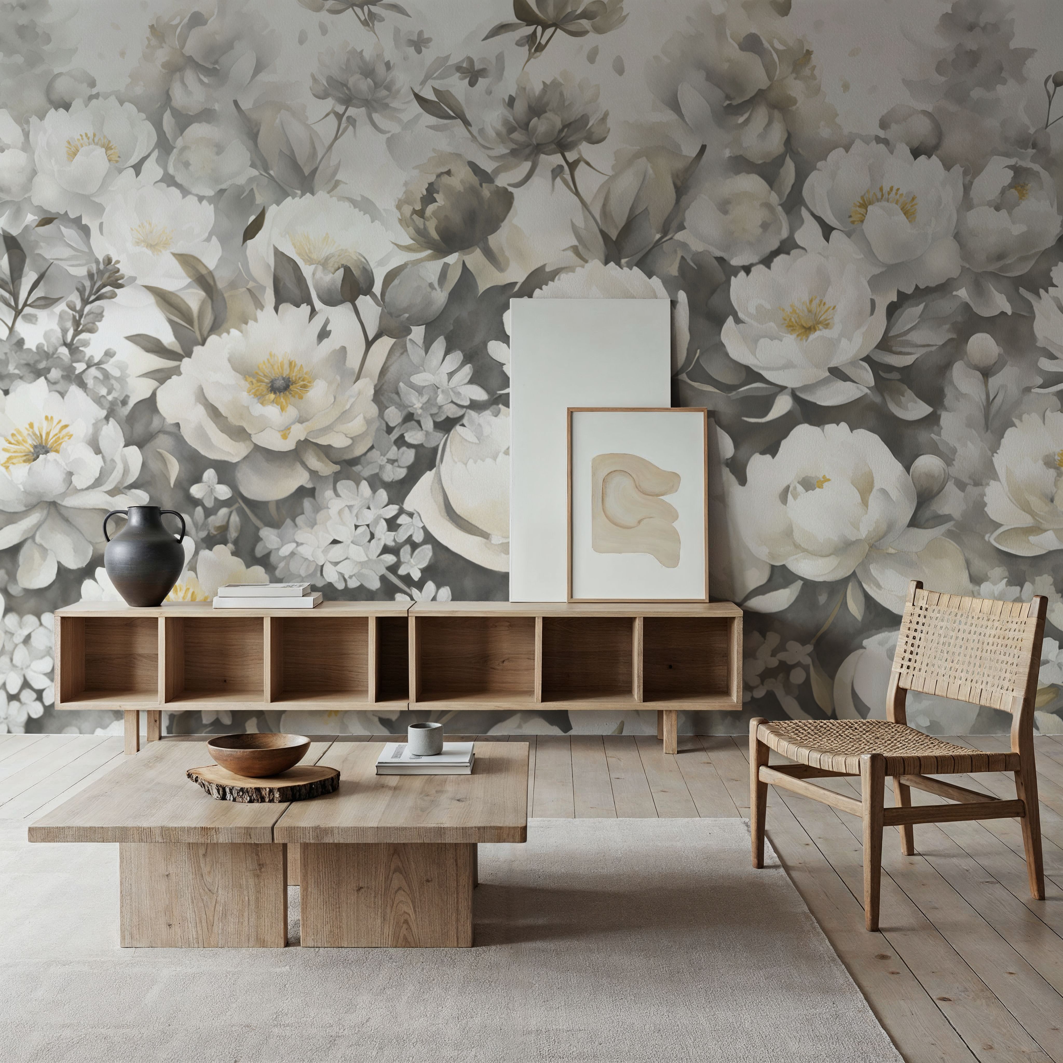 Watercolor Peonies Fall