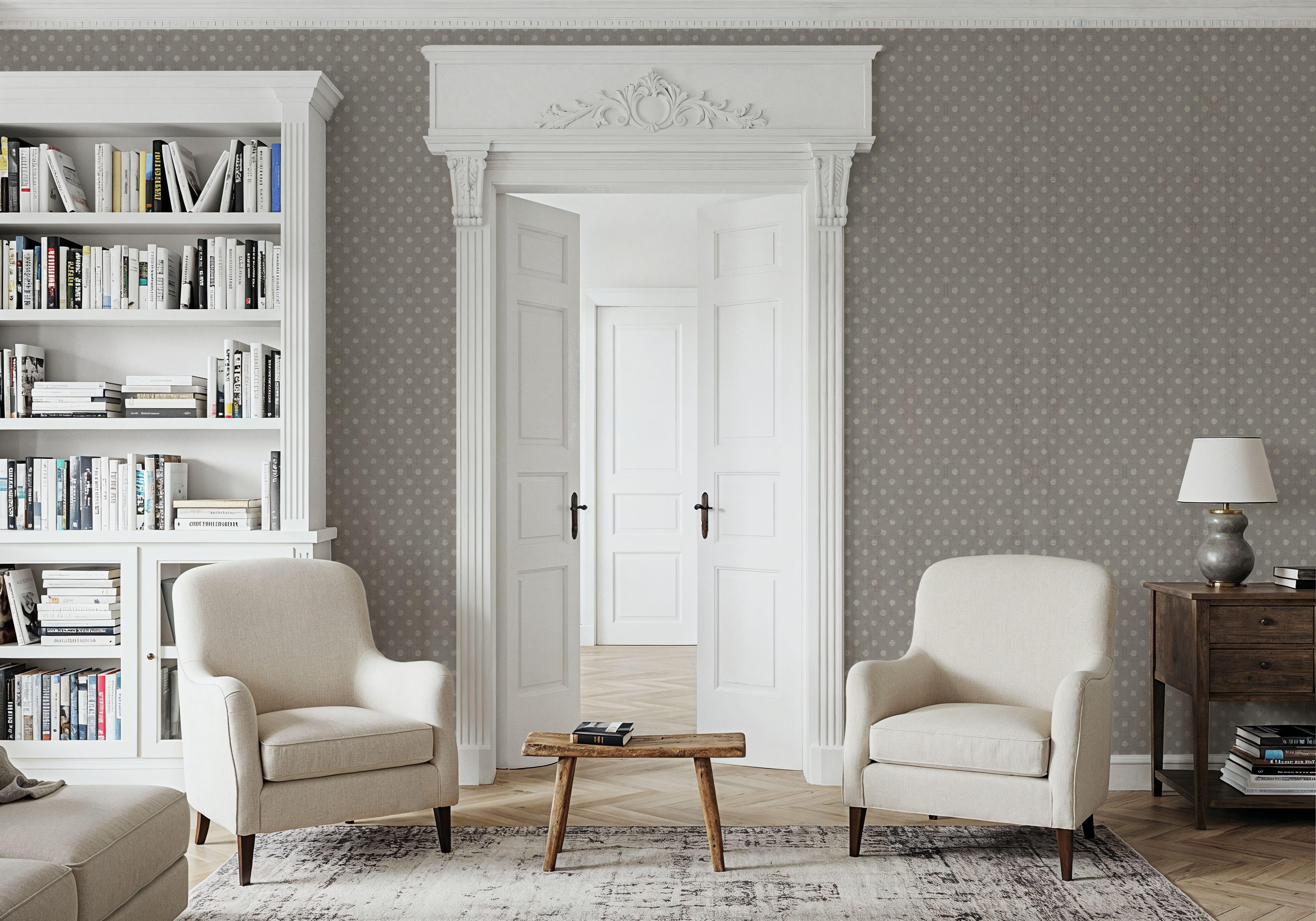 Country Dots Grey