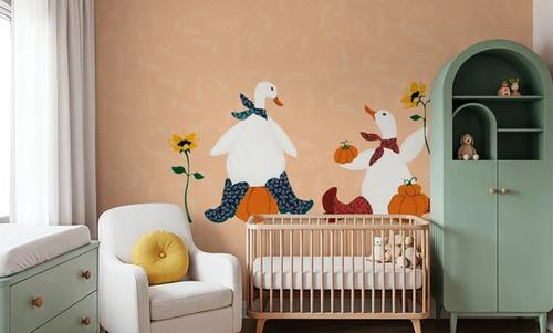 Ducks in the Pumpkin Patch III