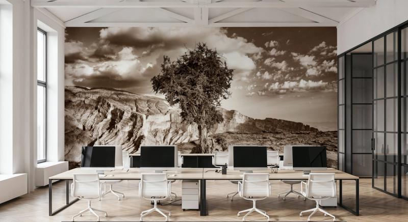 Simple Solitude mural 100% PVC-fri och giftfri