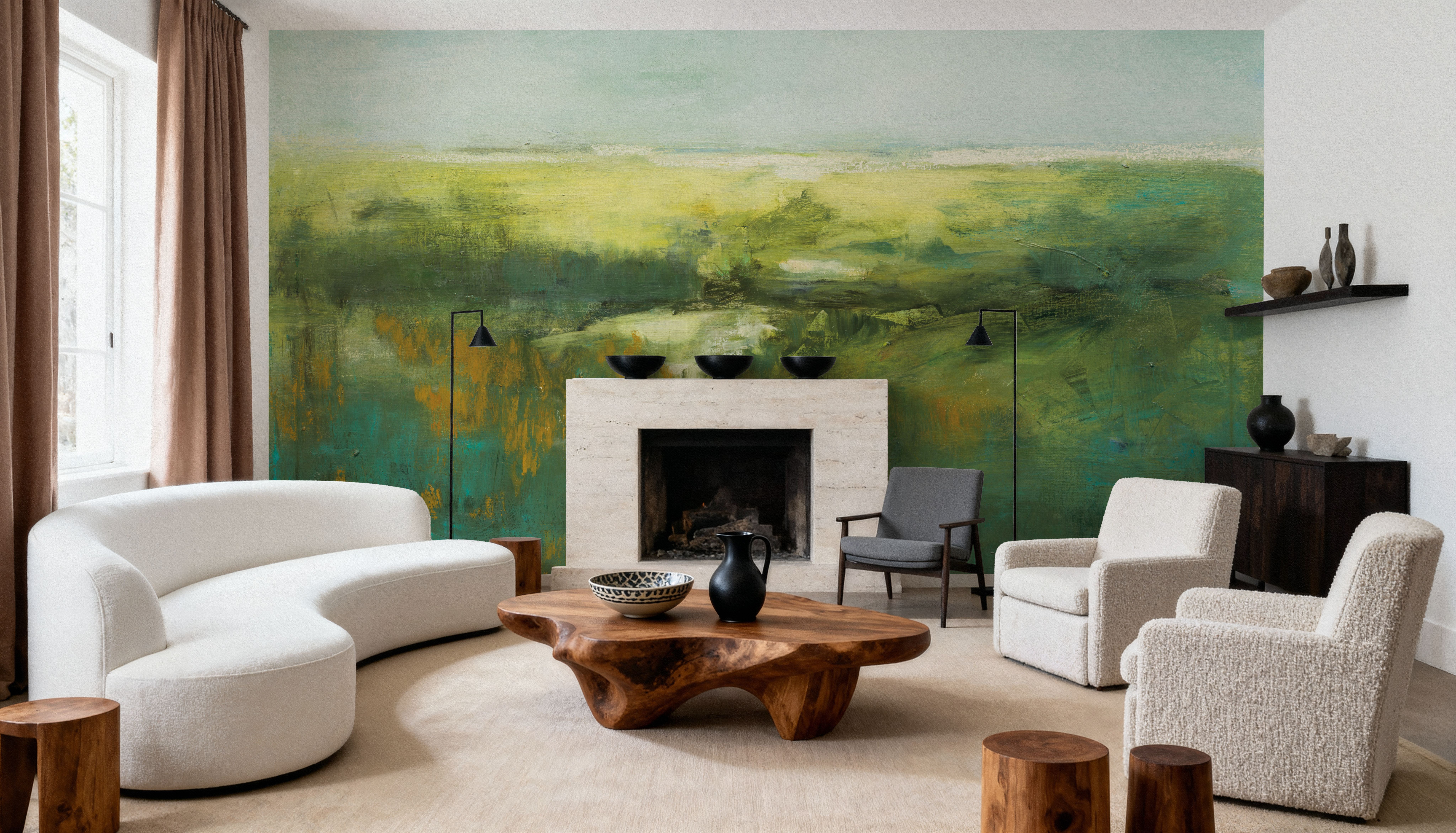 Over the Moors, Tapeten