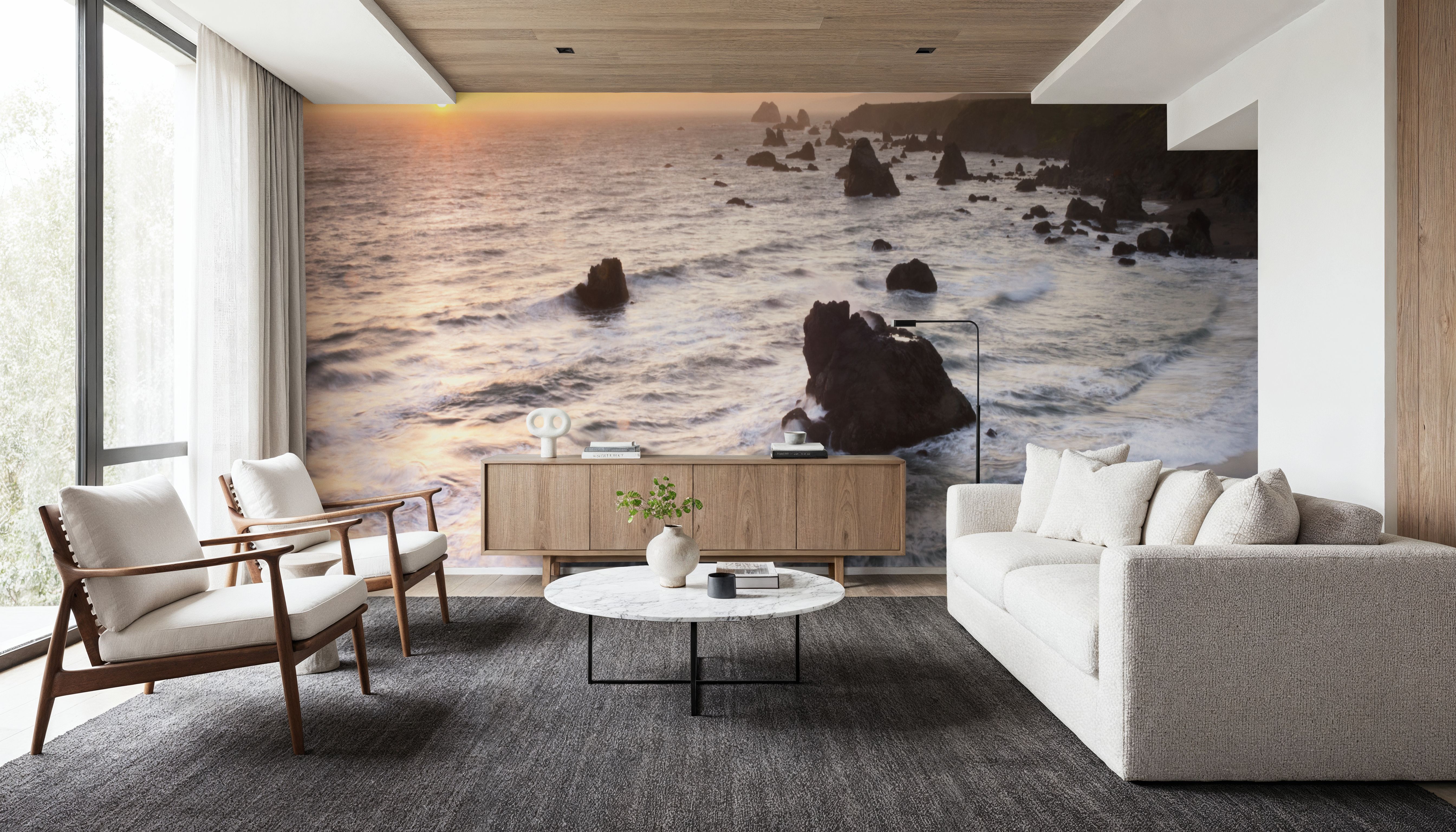 Sonoma Coast Sunset Square
