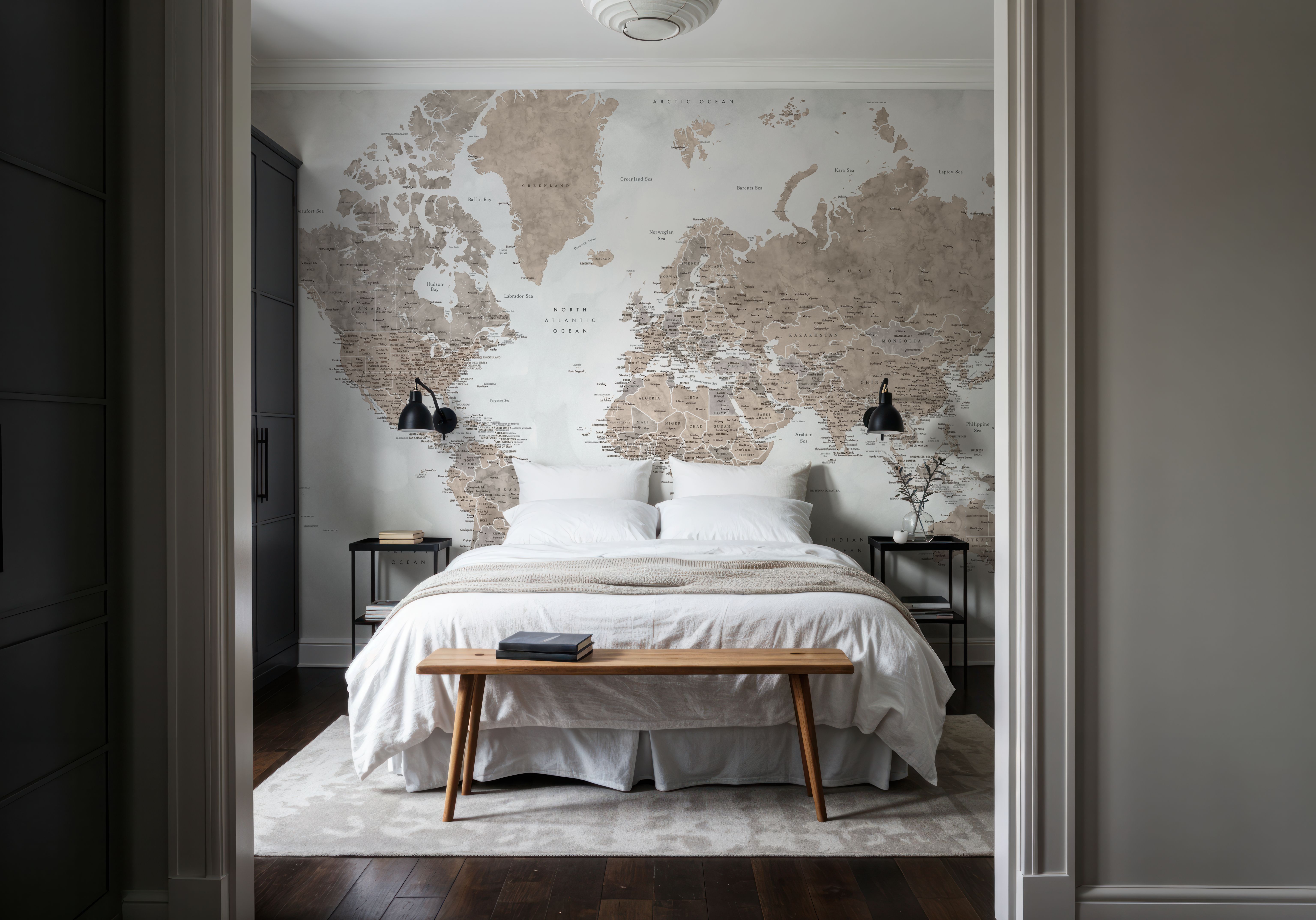 World Map Cities - Calista