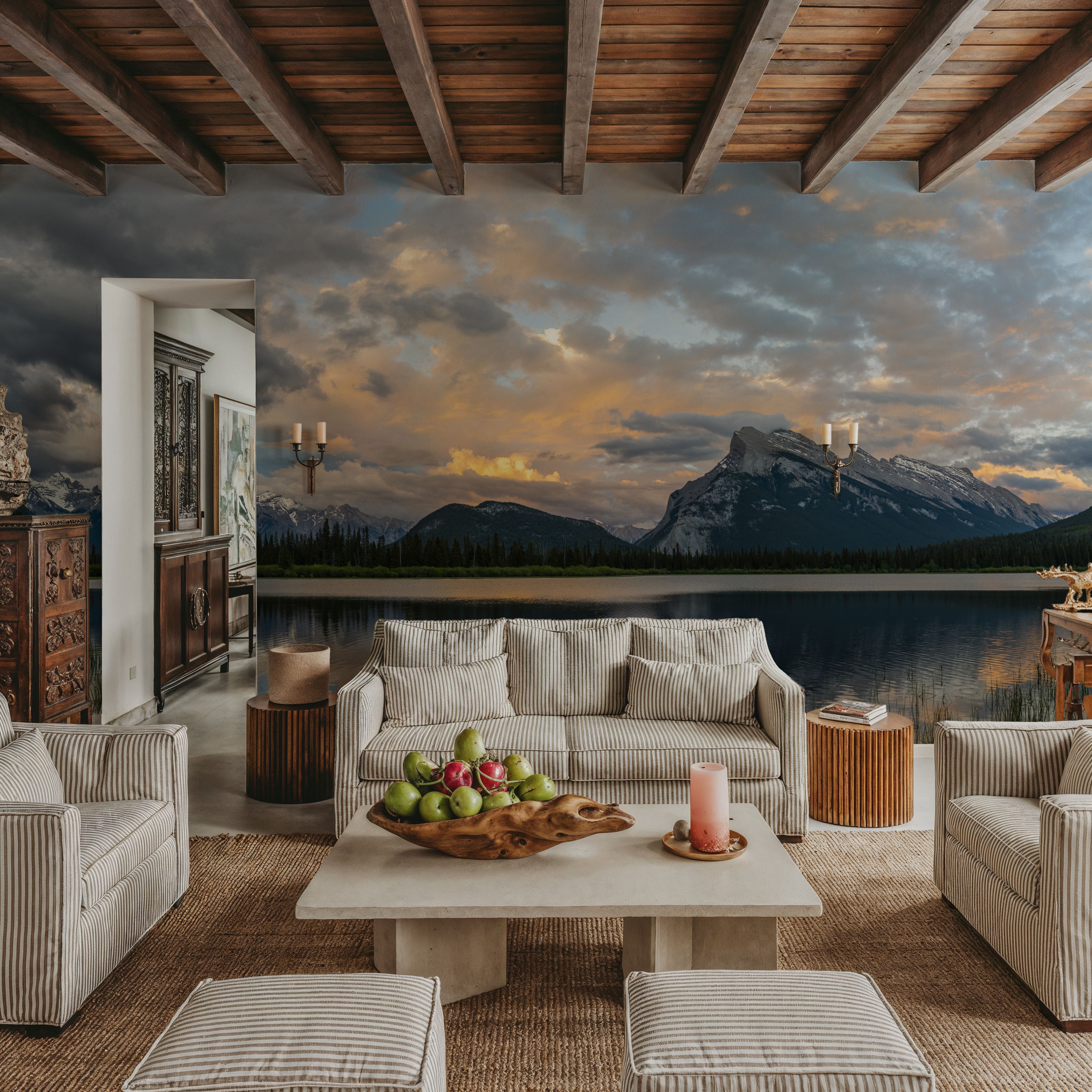 Clouds above Mount Rundle