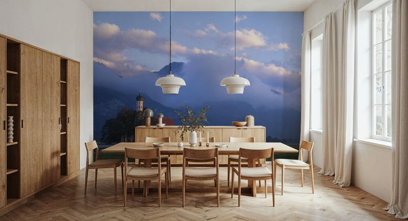Papier peint restaurant Mountain & Scandinave
