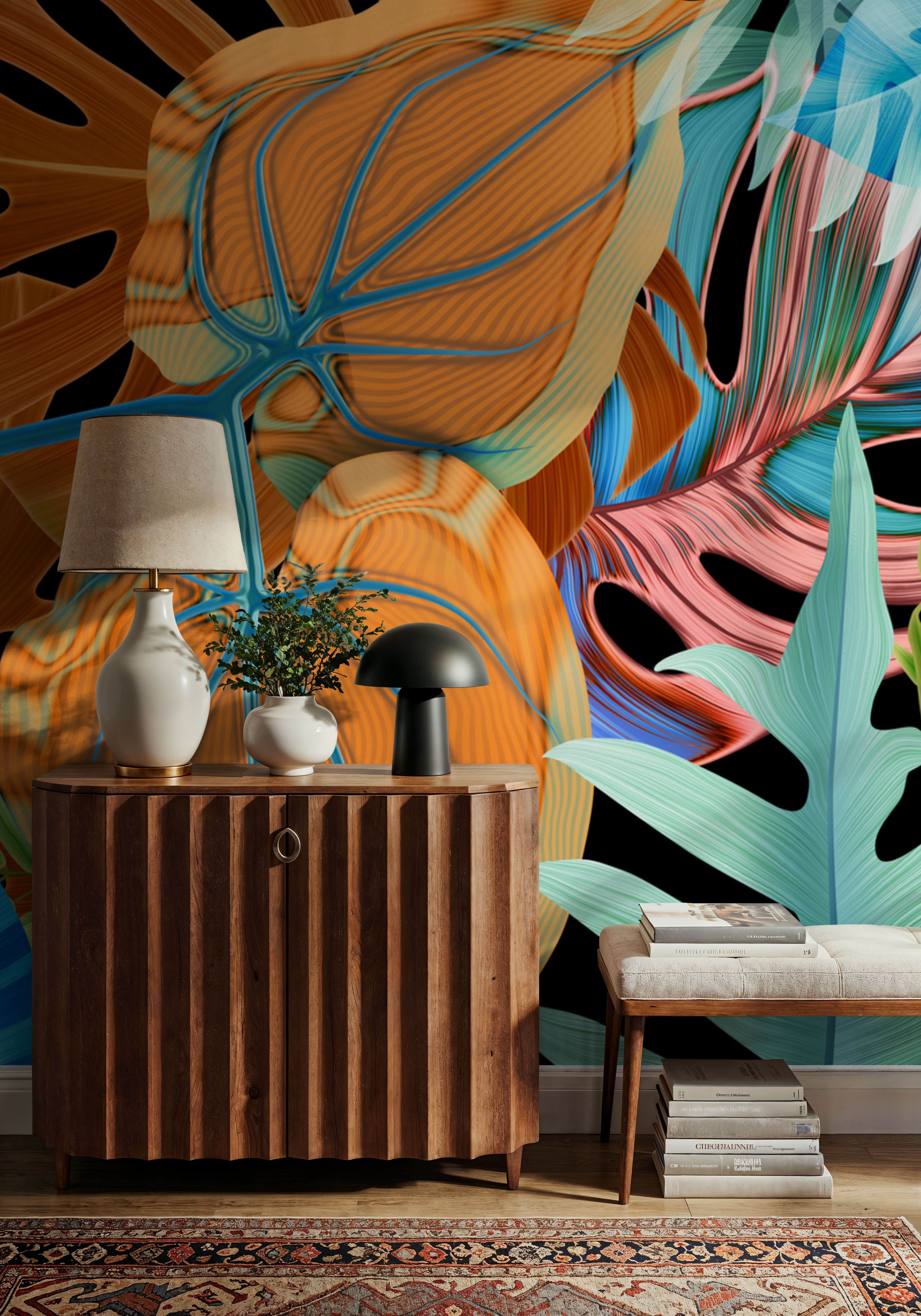 Stylish Tropic Mural