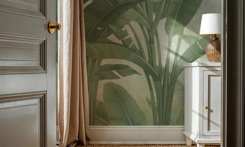 Banana Palms, Muted Green