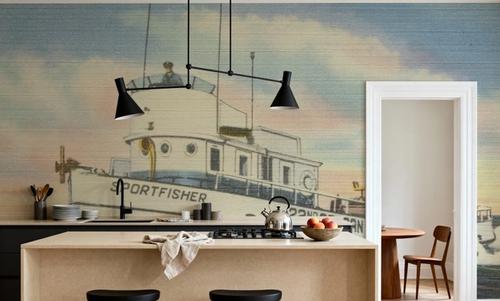 Greetings from Sportfisher - Screenprint Postcard