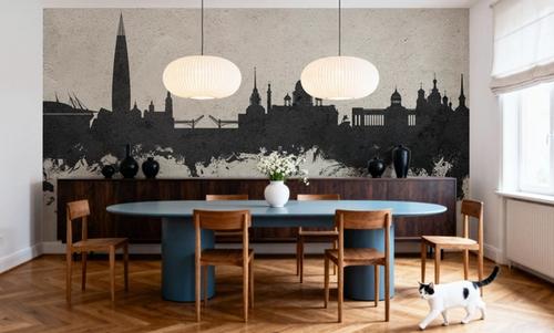 St Petersbug Russia Skyline Concrete
