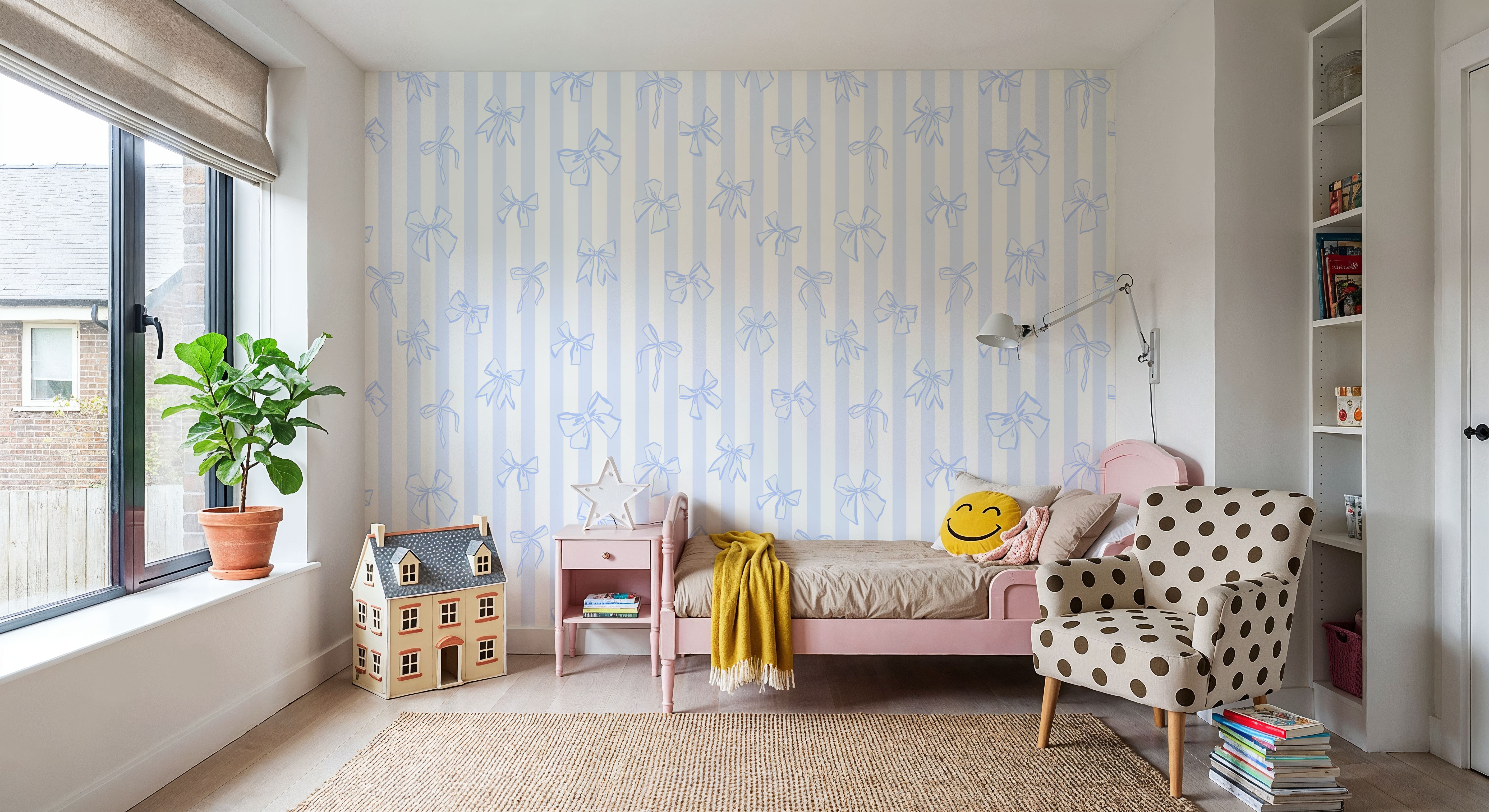 Coquette Stripes Baby Blue