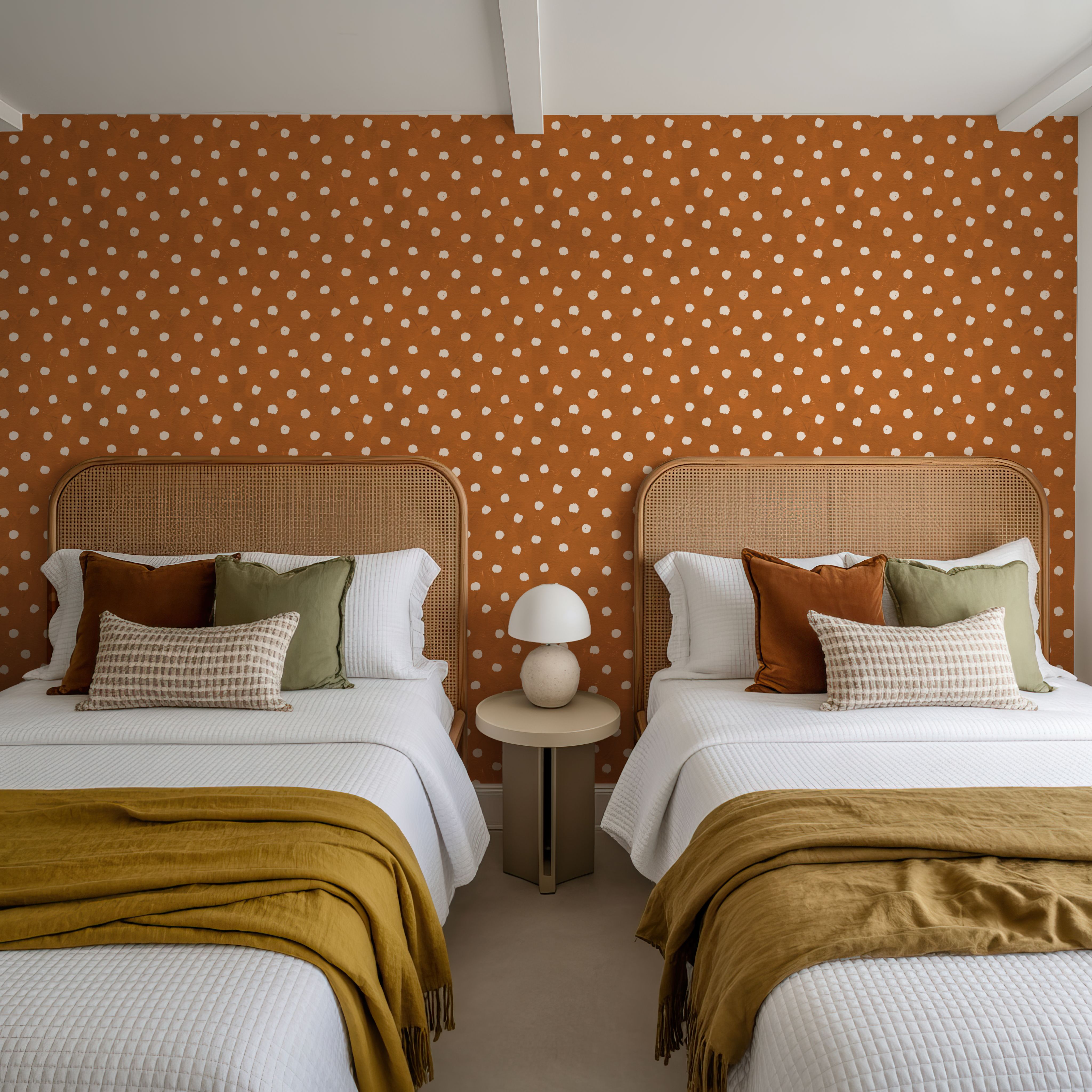 Autumn Dots Light Brown