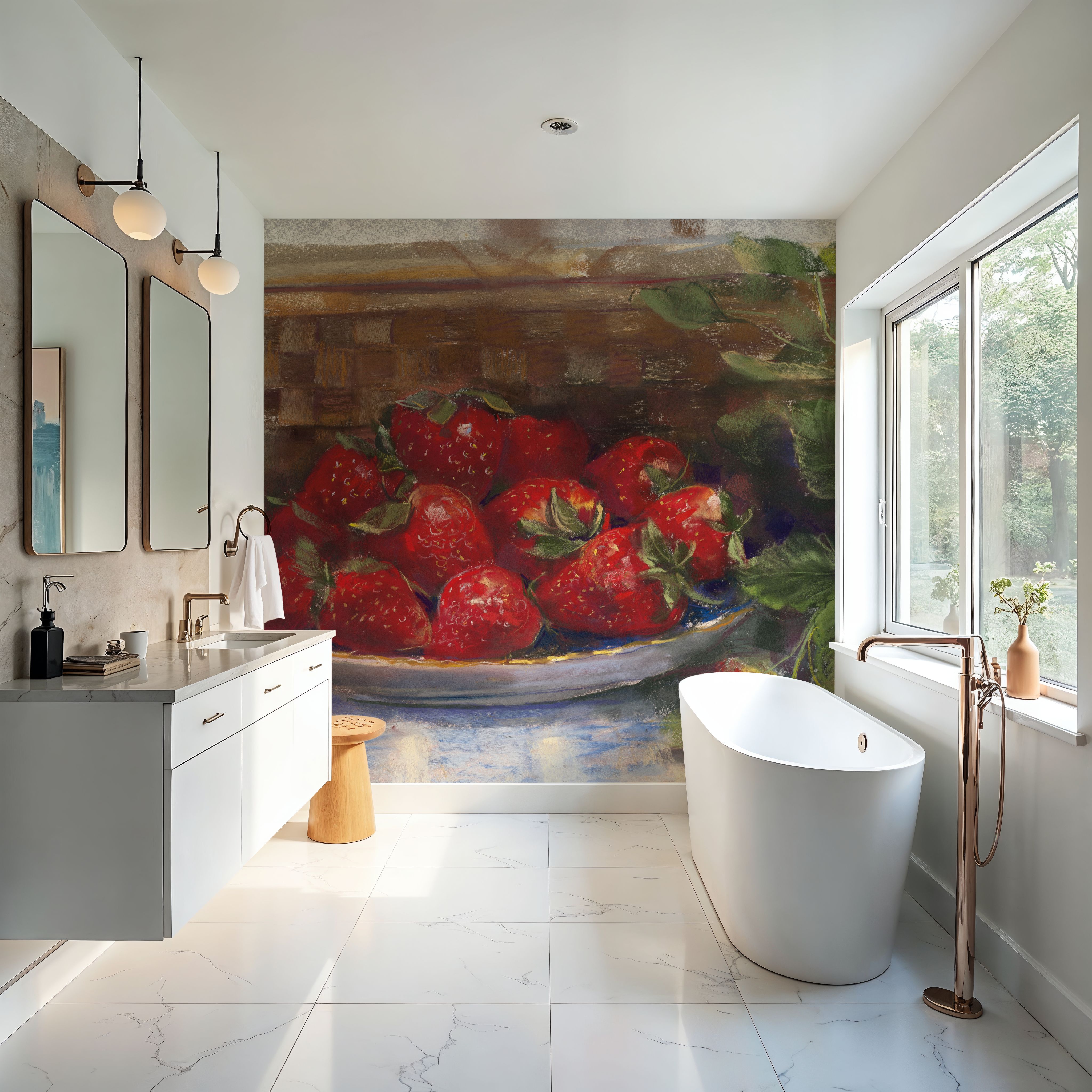 Plate of Strawberries