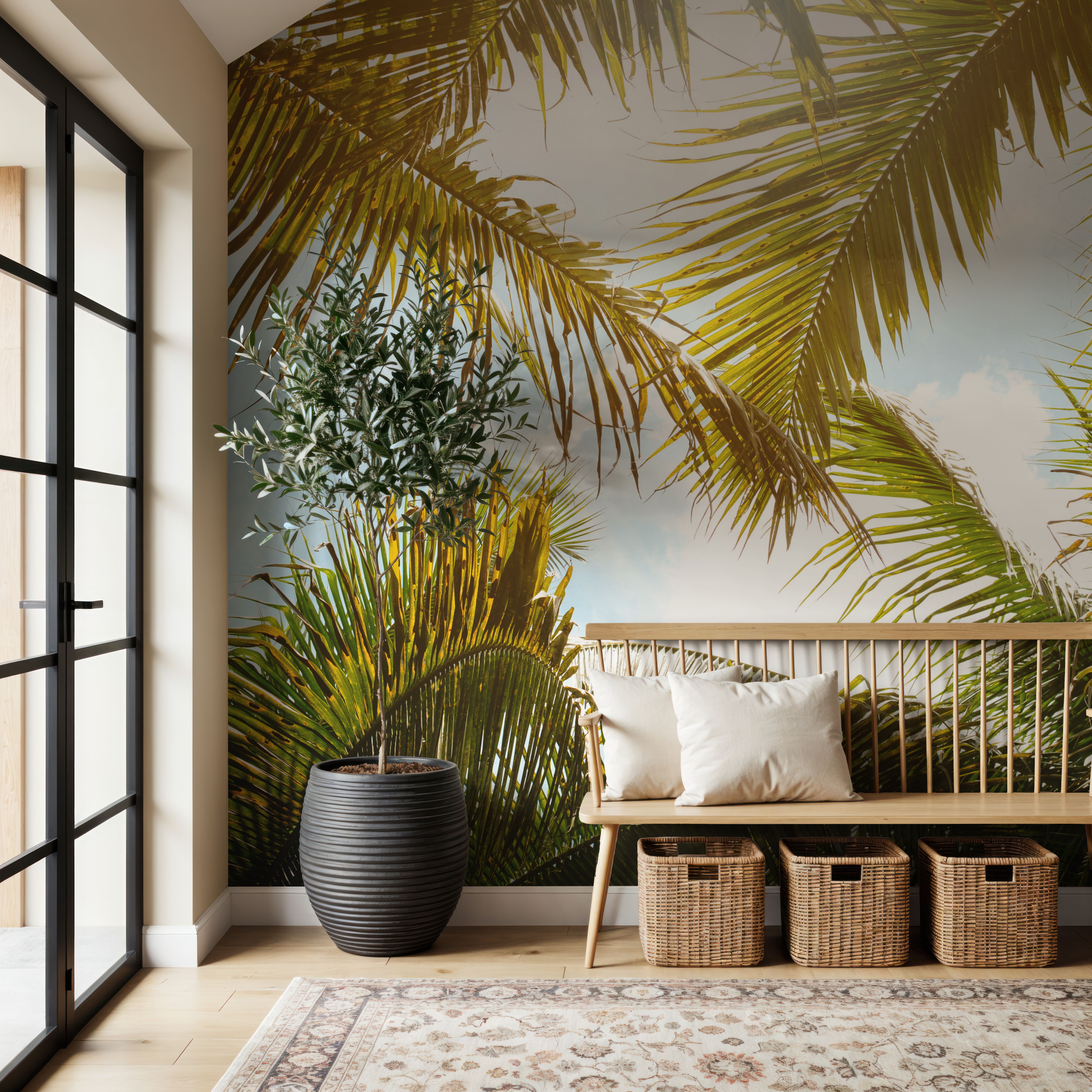 Looking Through Palm Leaves