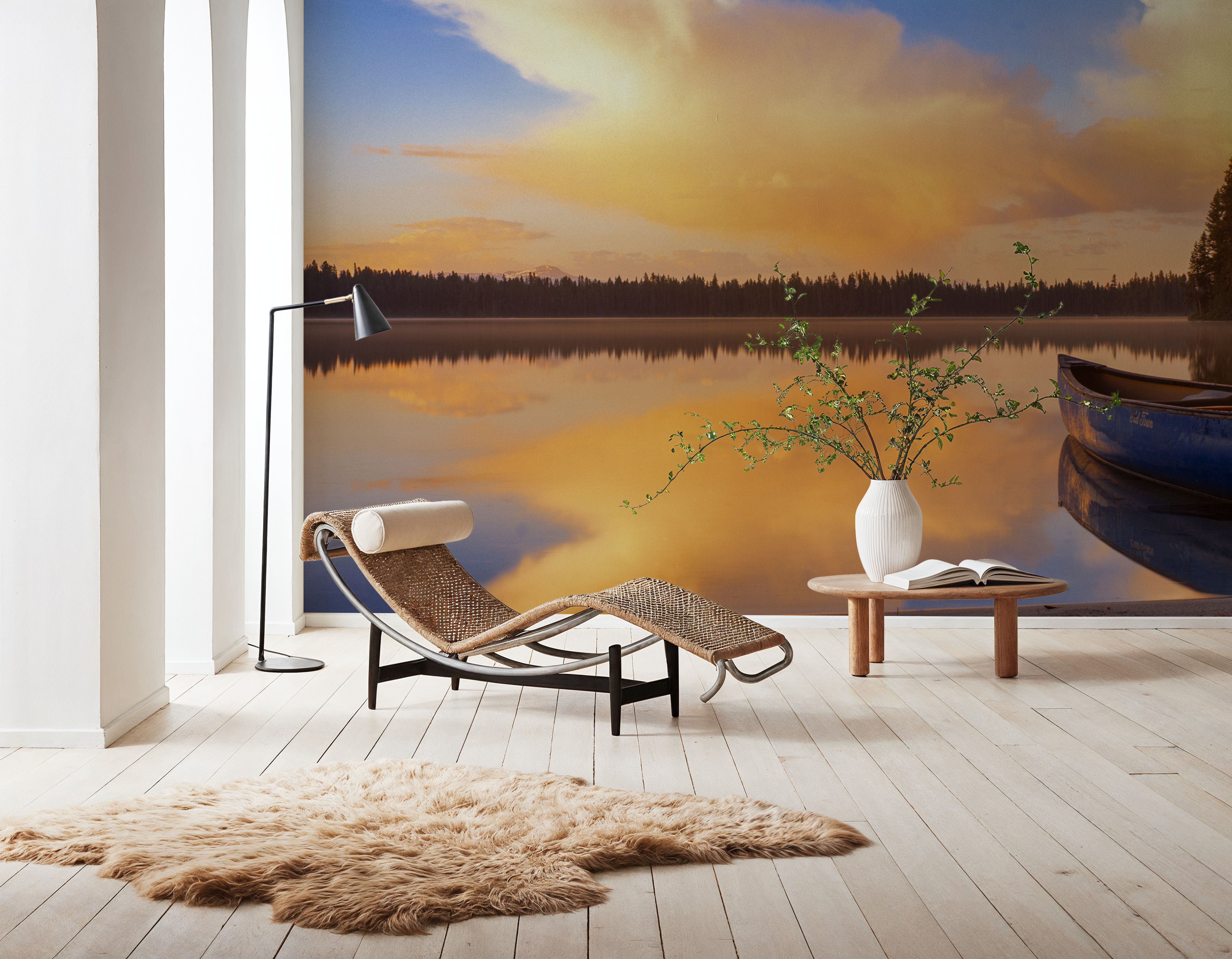 Amber Lake Canoe, Wallpaper