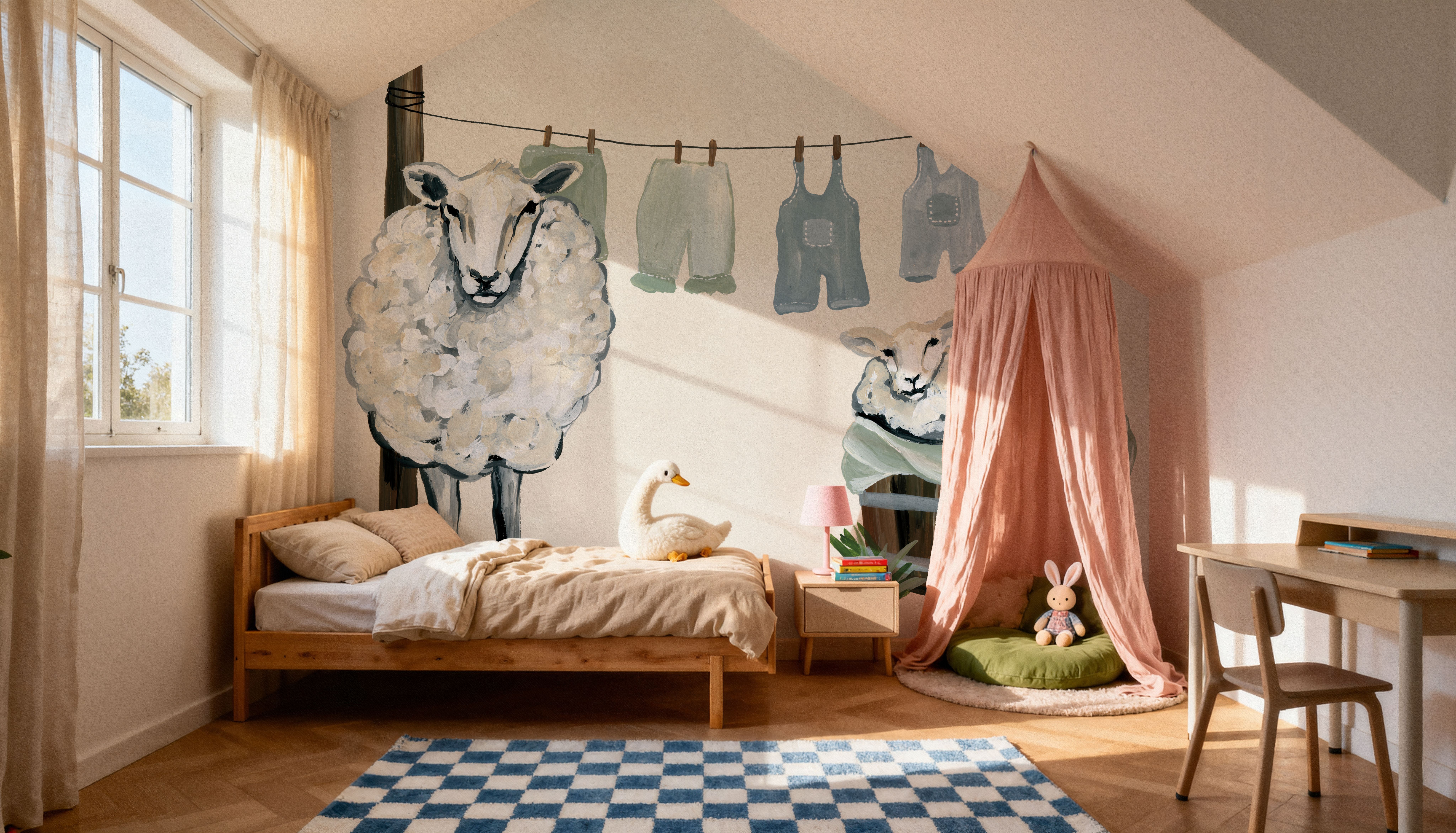 Clothesline Sheep