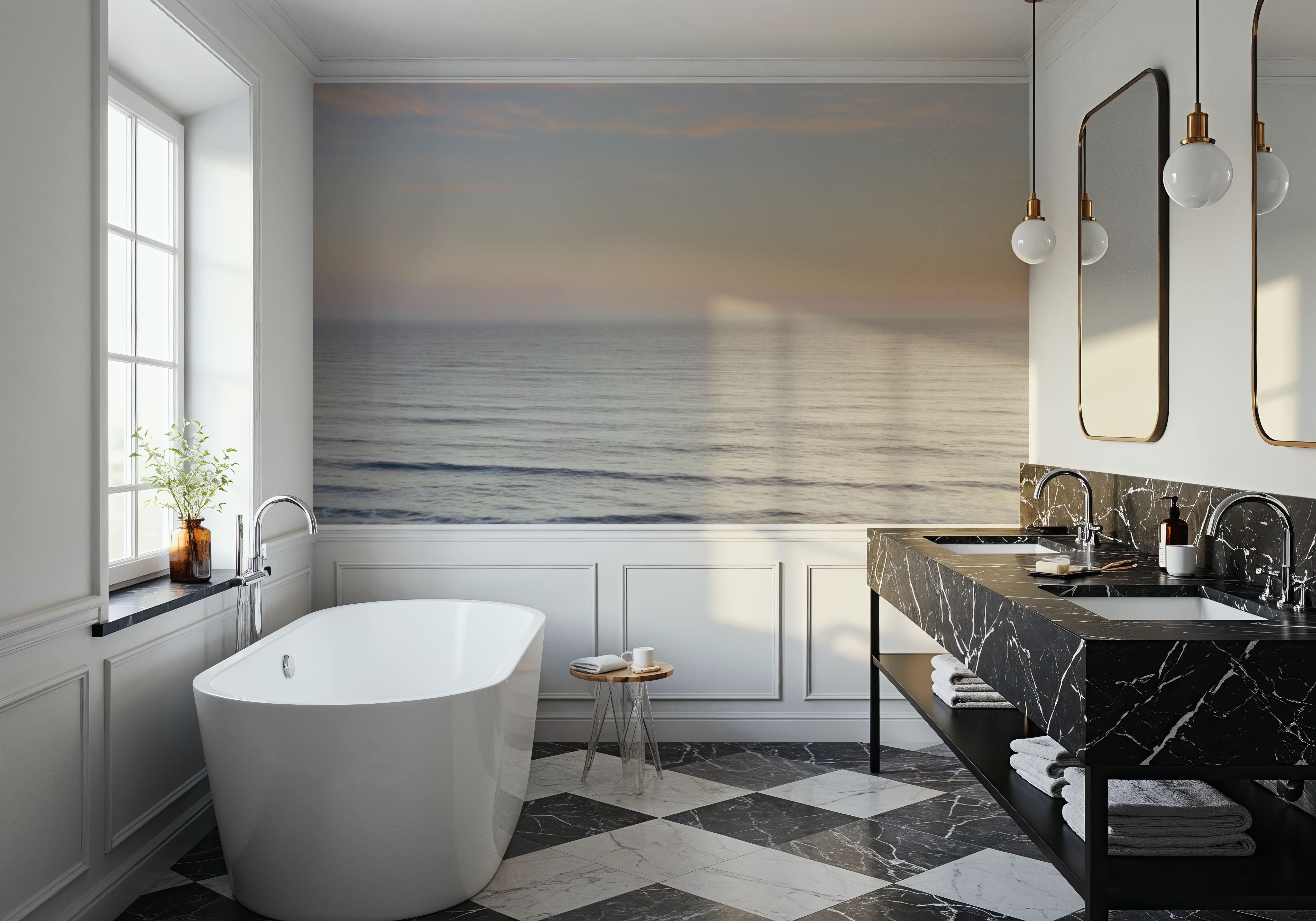 Sunset on Redwoods Coast II, Tapeten