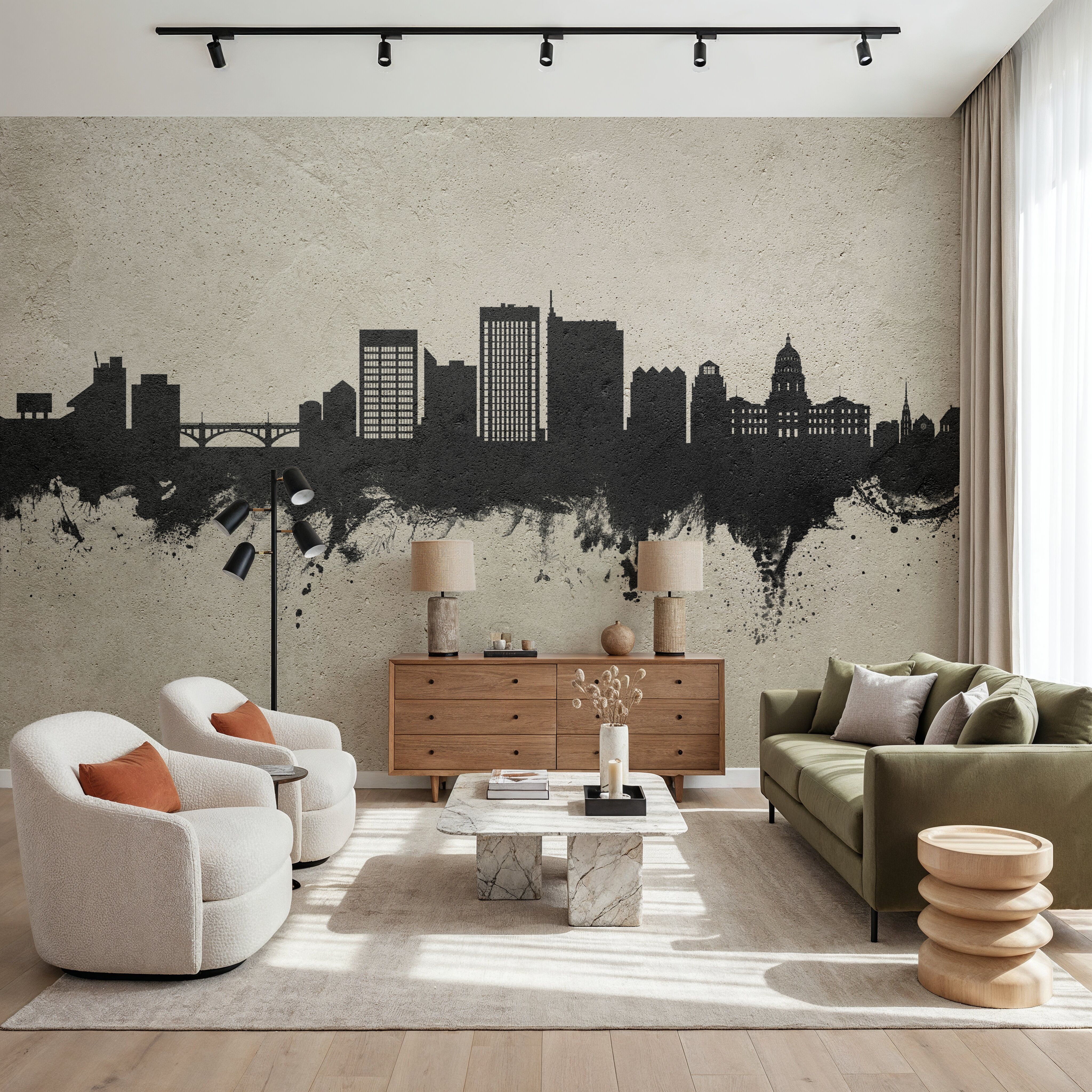 Boise Idaho Skyline Concrete