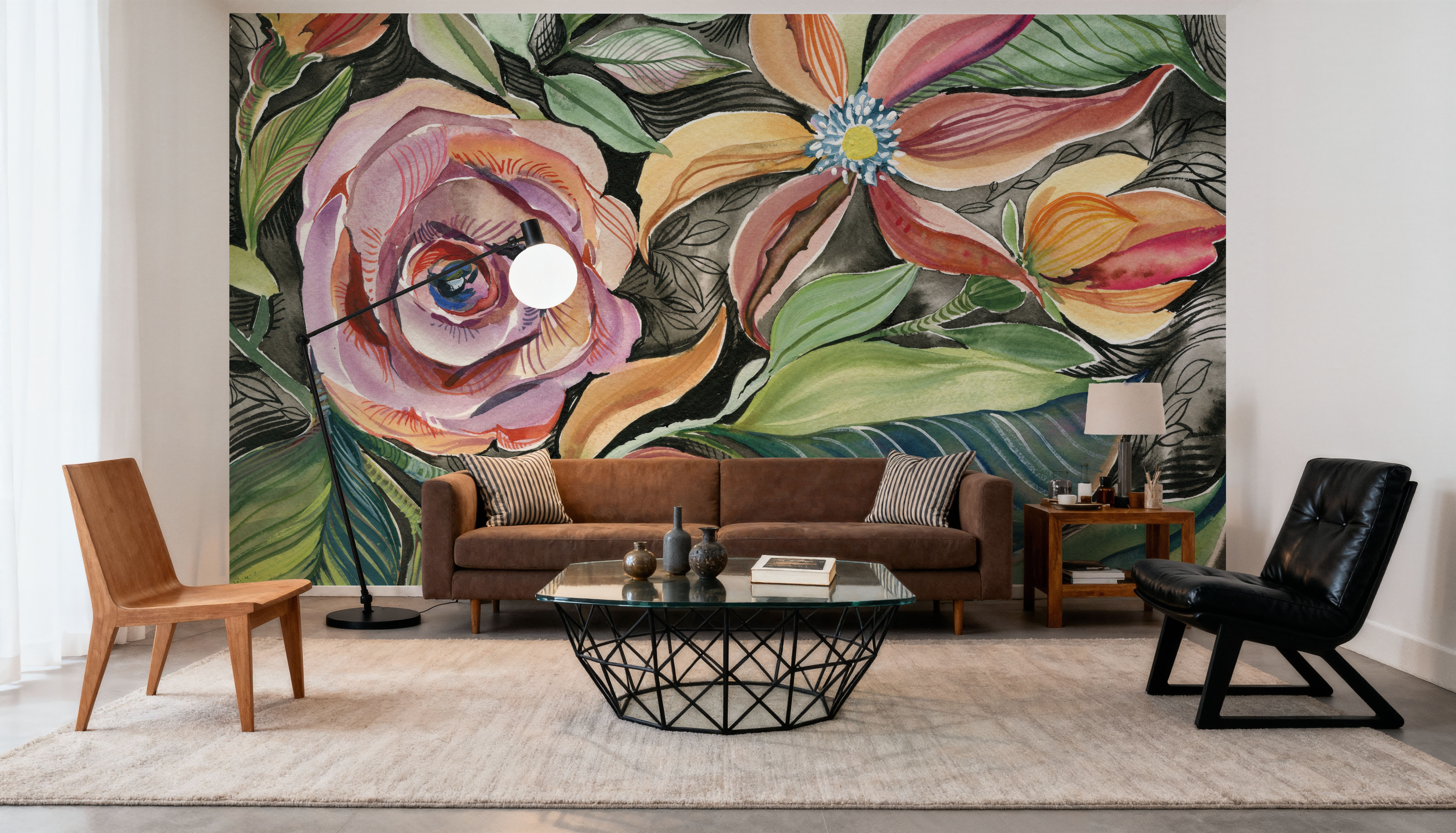 Whimsical Garden, Papel pintado