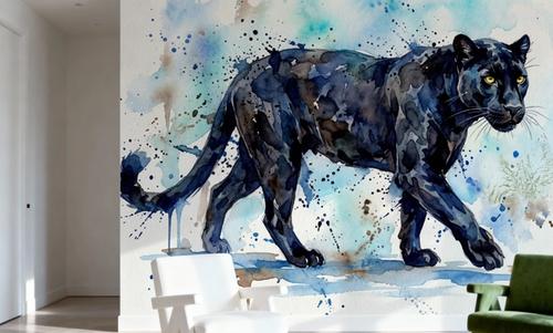 Puma - Watercolor Predators Series