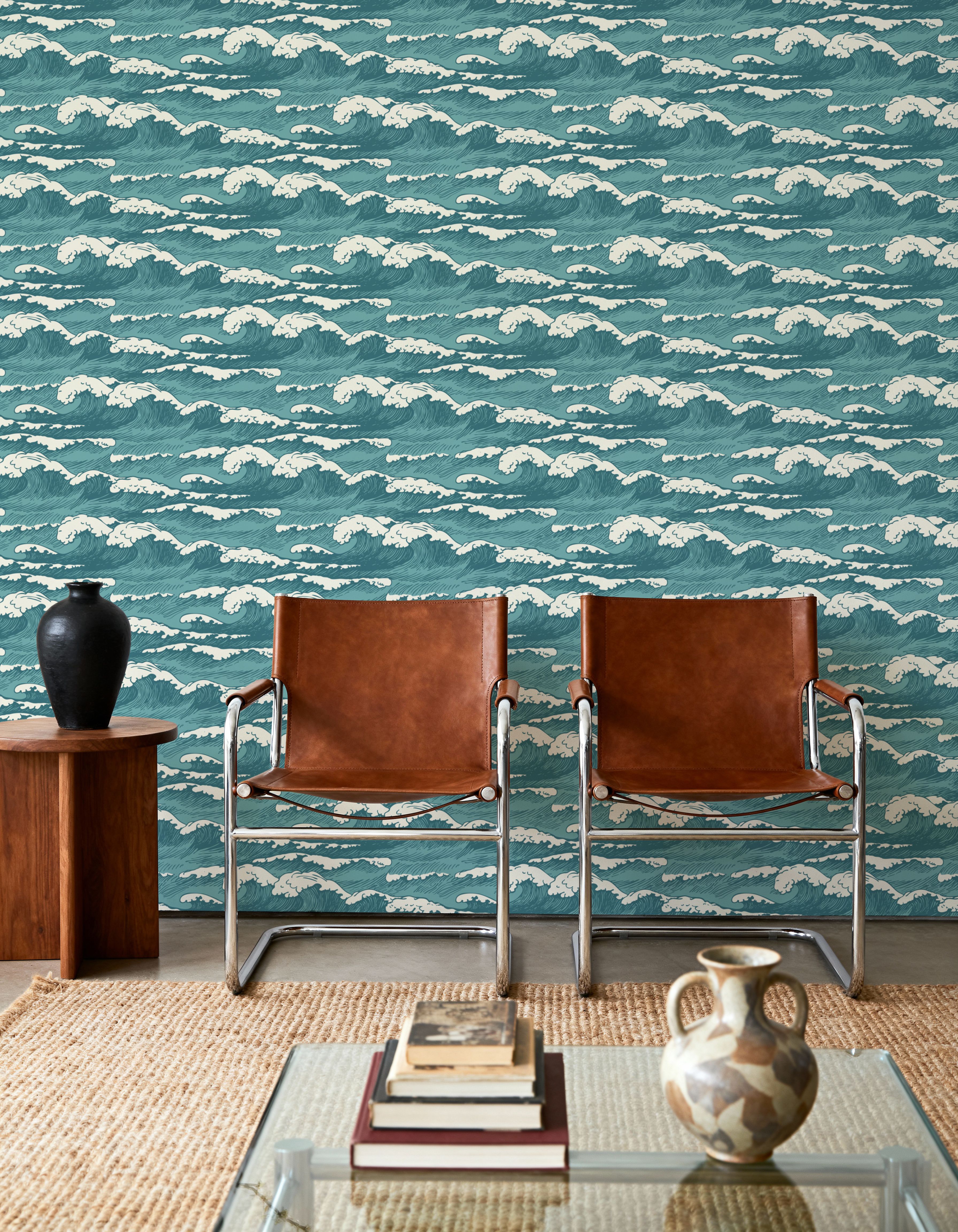 Endless Waves, Seafoam, Behang