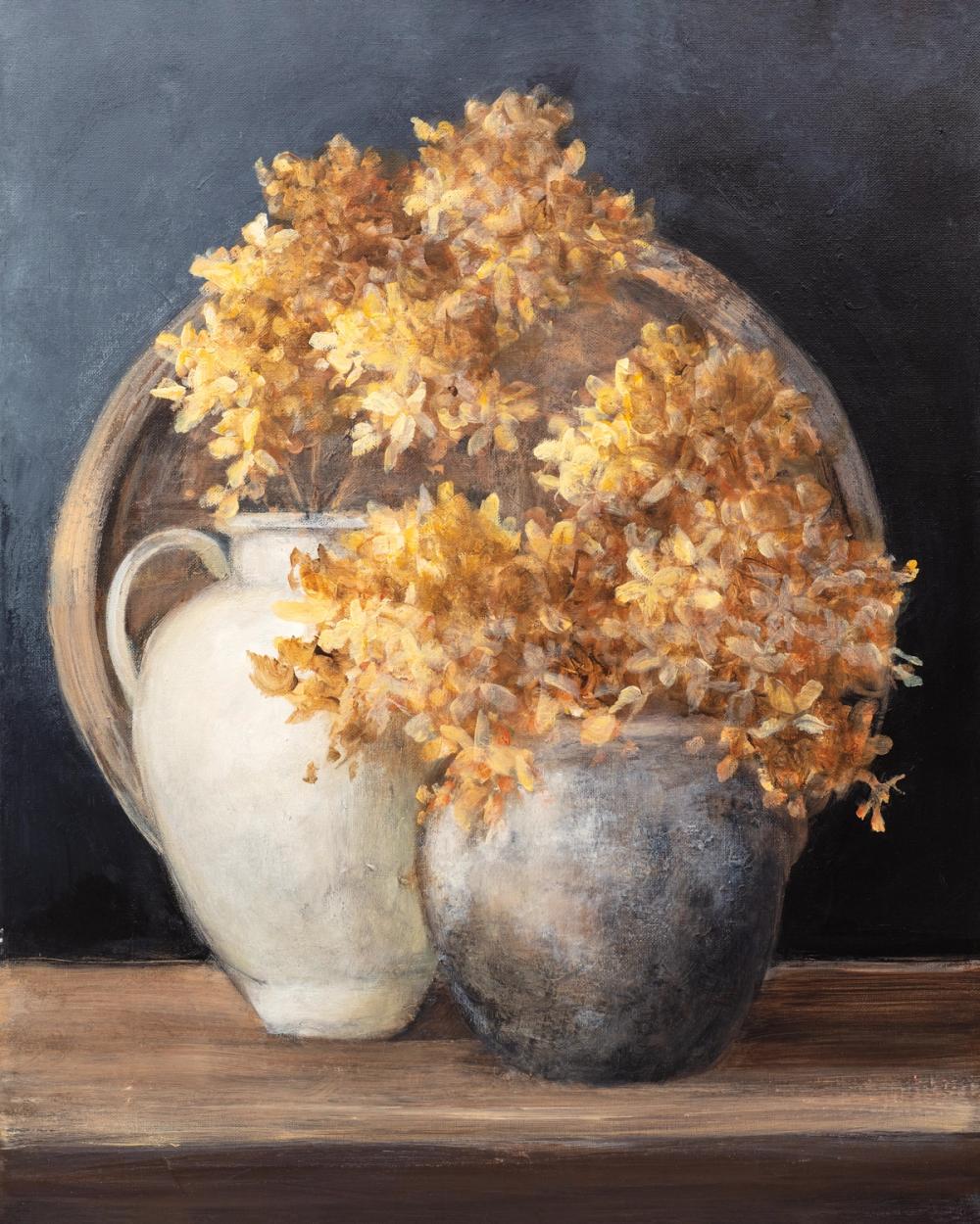 Golden Hydrangeas II