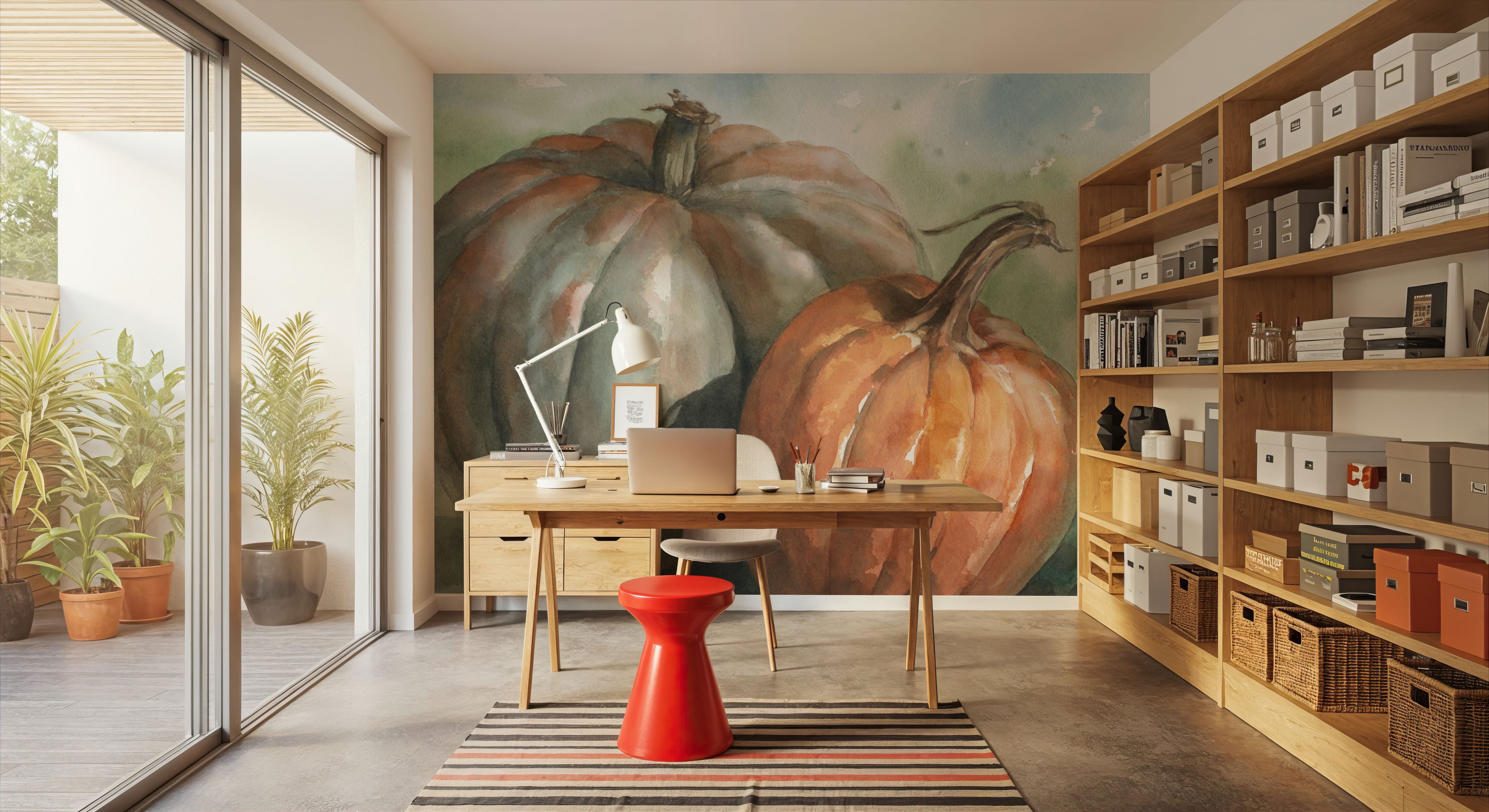 Pumpkin Pair, Wallpaper