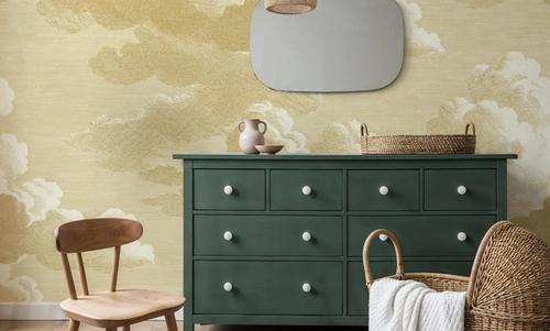 Intaglio Clouds, Butter Yellow
