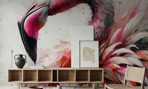 Watercolor Flamingo