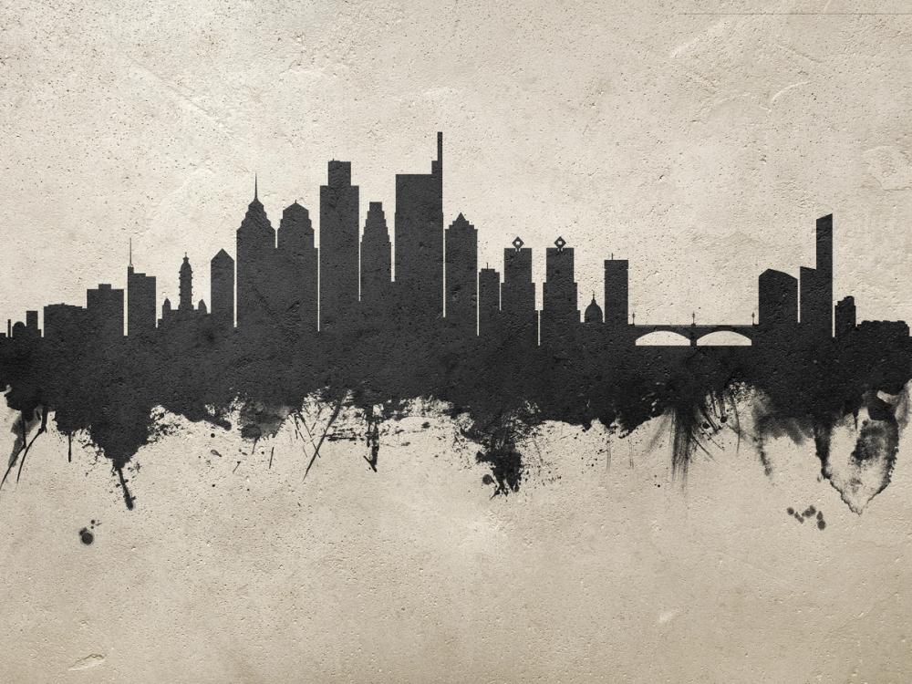 Philadelphia Skyline Concrete