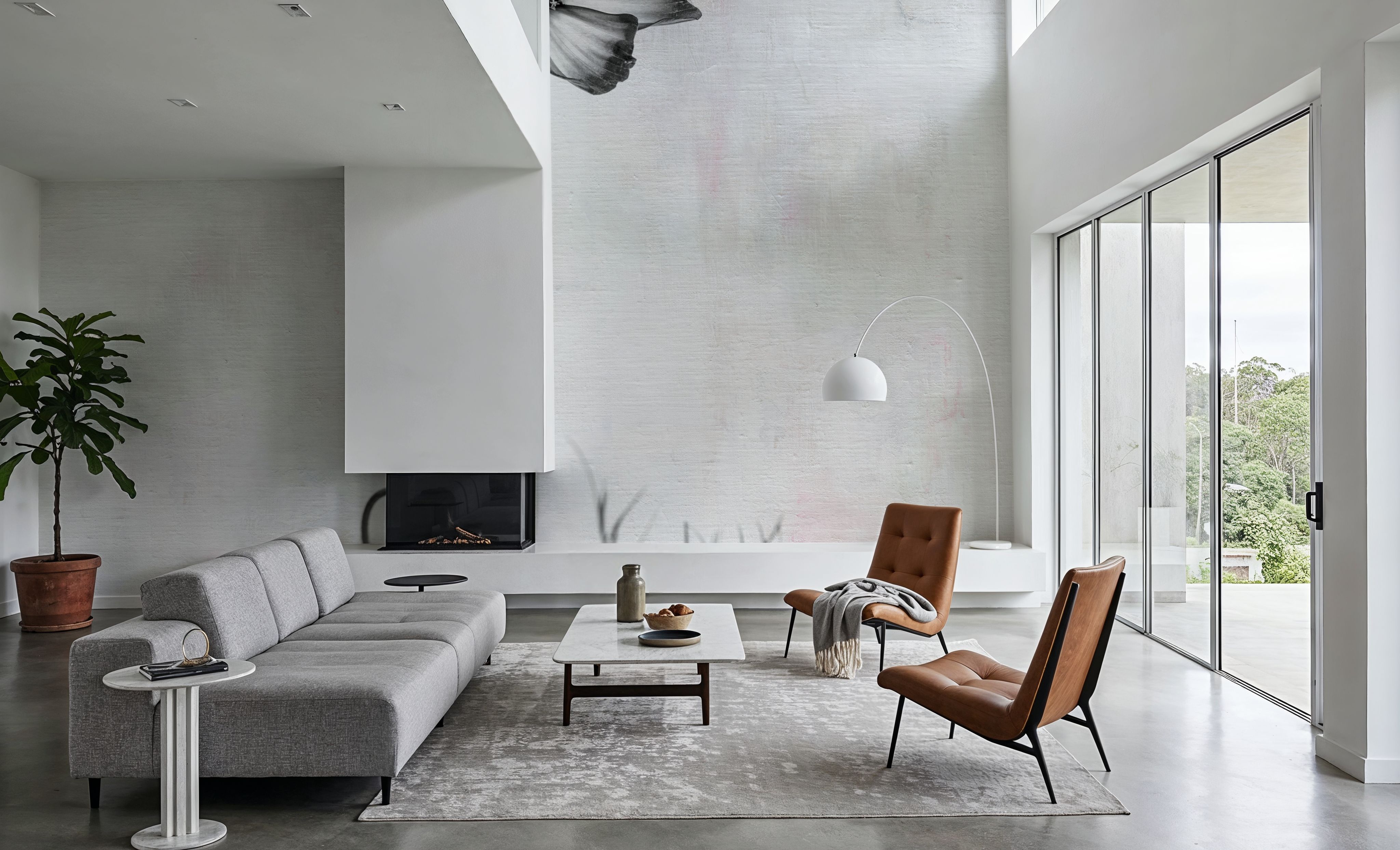 Wonderful Wildflowers XVI Neutral, Wallpaper