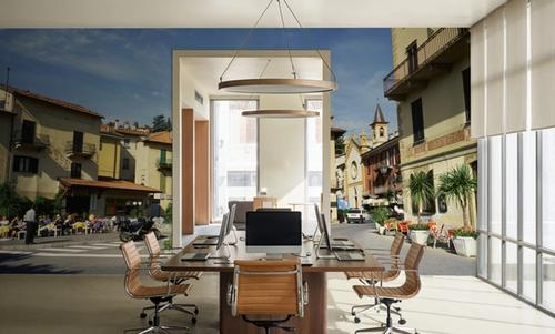 Sunny Italian Piazza