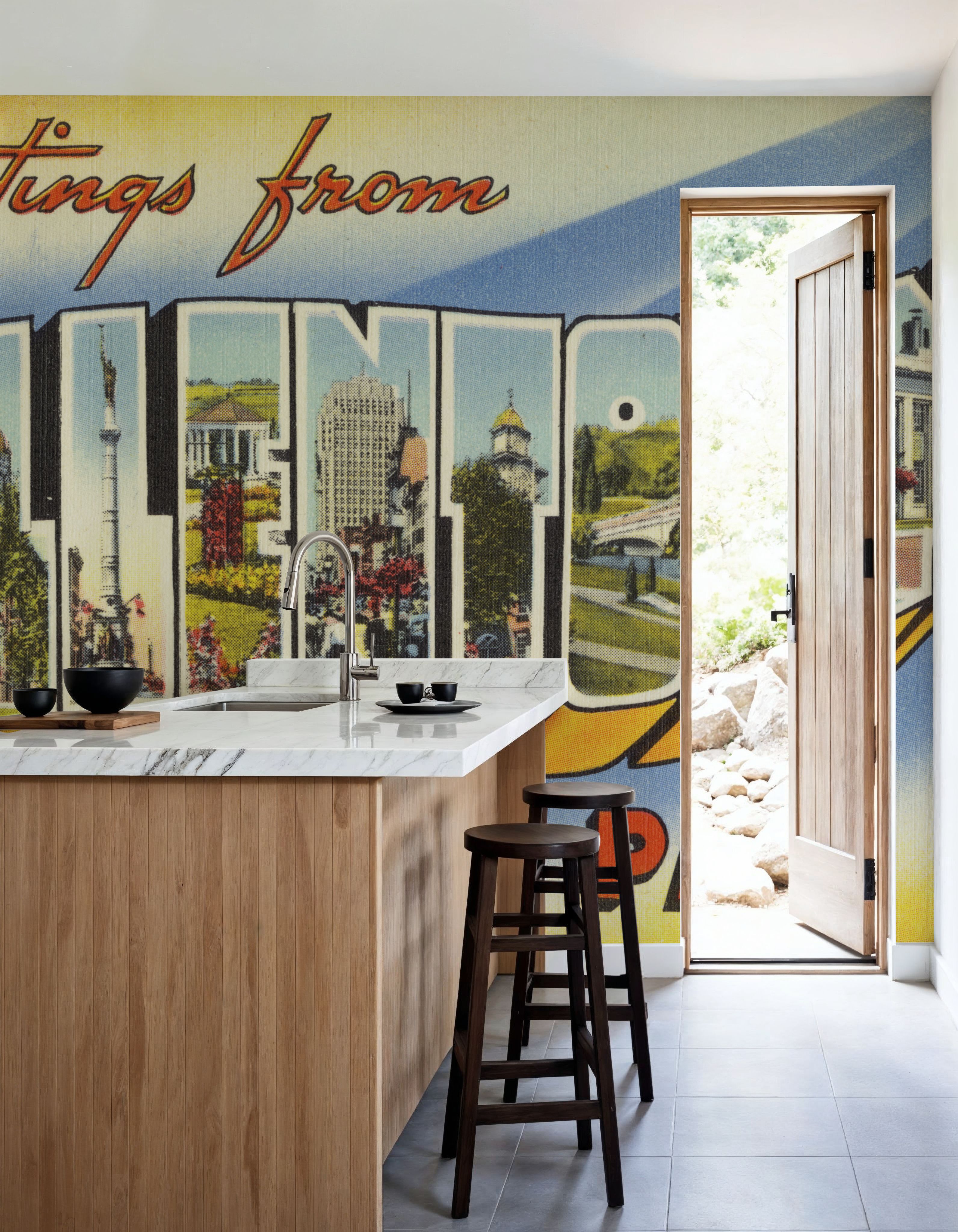 Greetings from Allentown - Screenprint Postcard