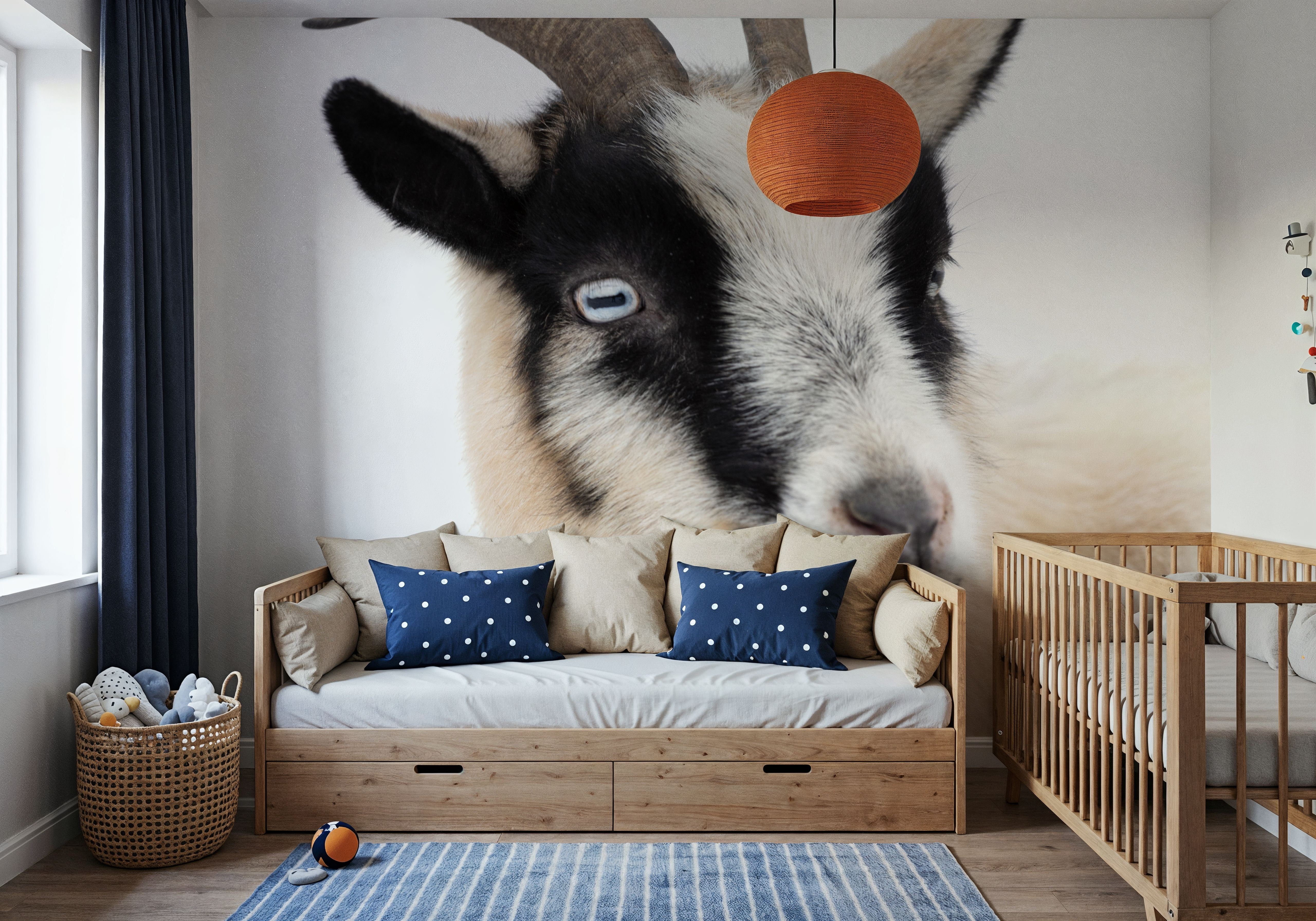 Pippa the Goat I, Tapeten