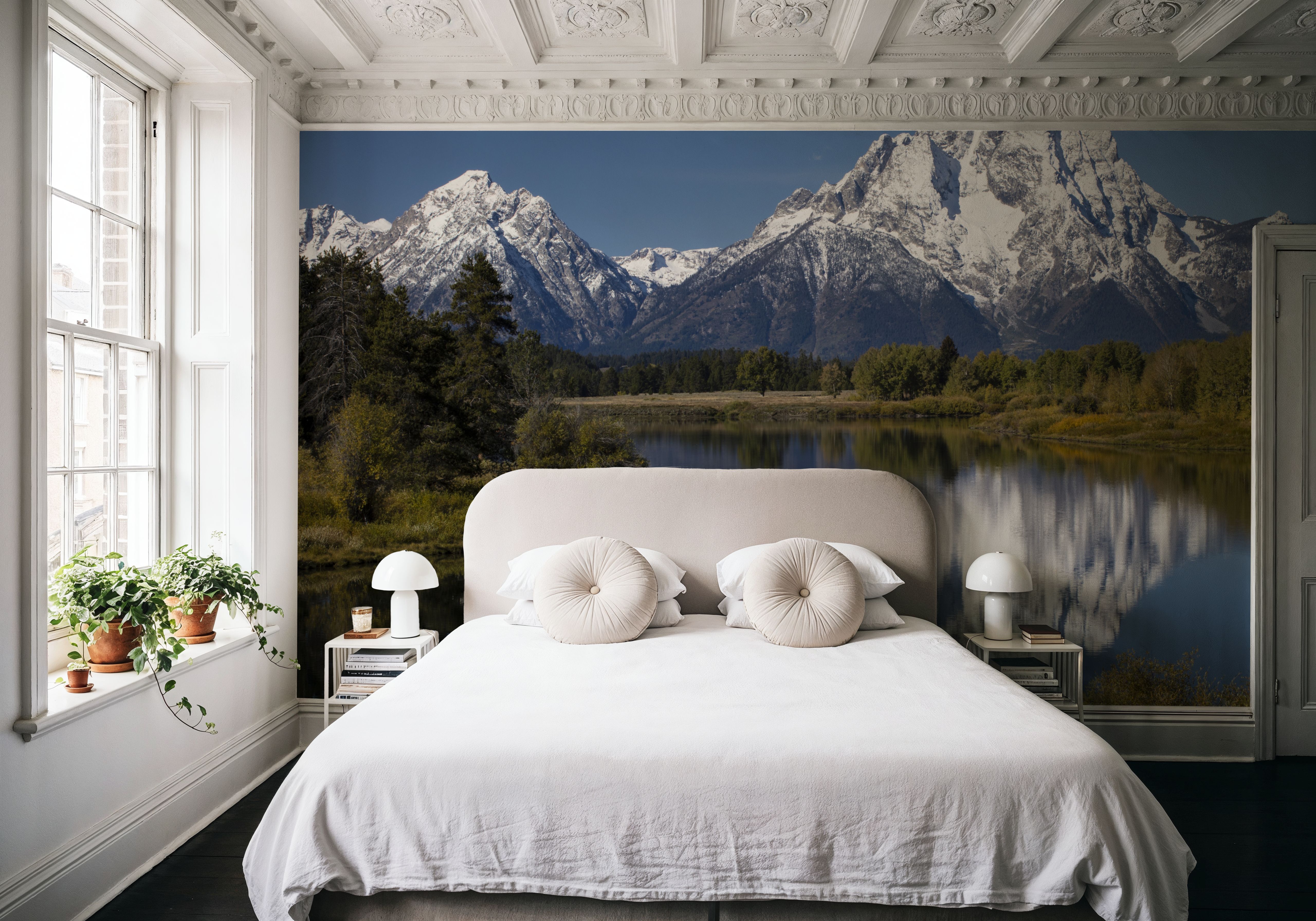 Mountain Mirror Lake, Papel pintado