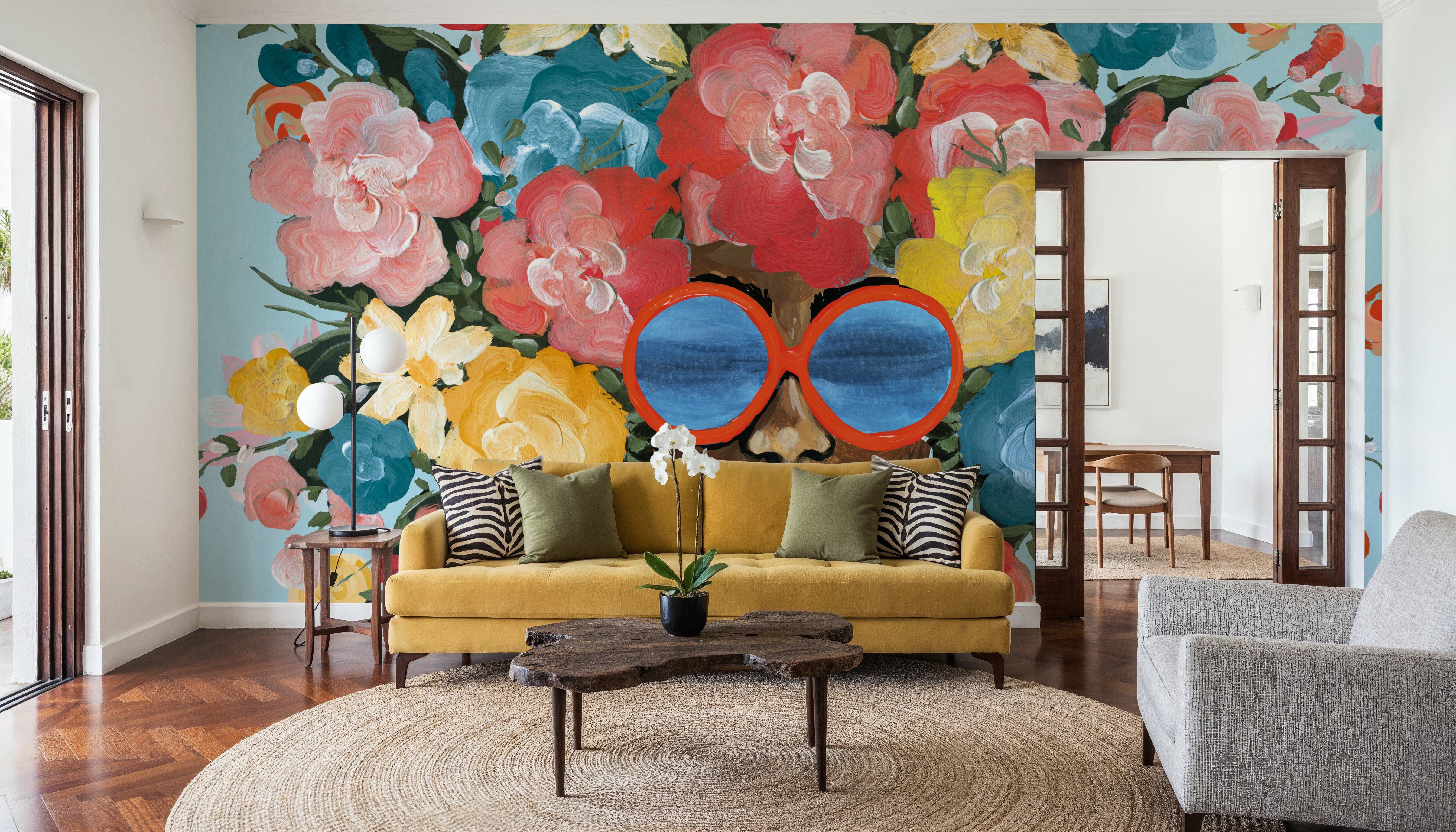 Sunning in Florals I