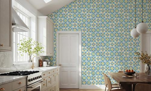 Maritime Tiles White and Blue